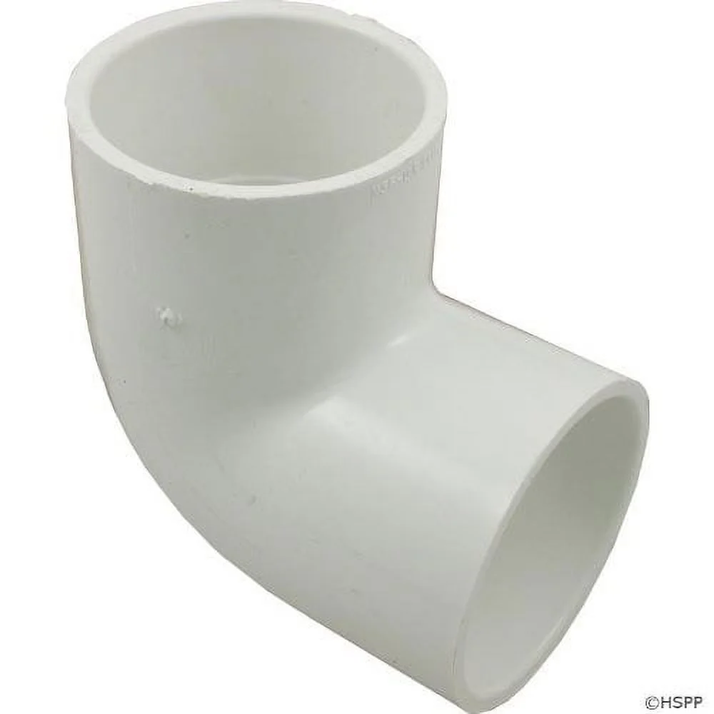 Plumbing Durable with schedule 40, white, 90 degree elbow - White Pvc series Model CFB615