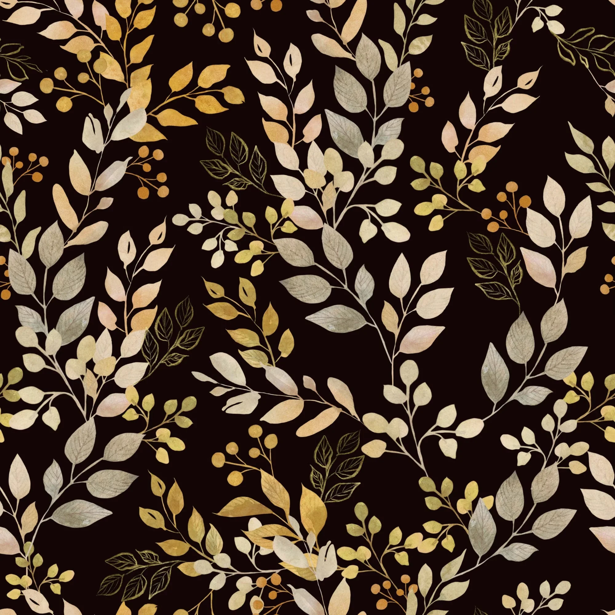 Versatile Wallpaper with Waterproof, Available dimensions: 17.7-in x 118-in, Color: Black, Gold, Yellow - Pvc Black Model 43BF53