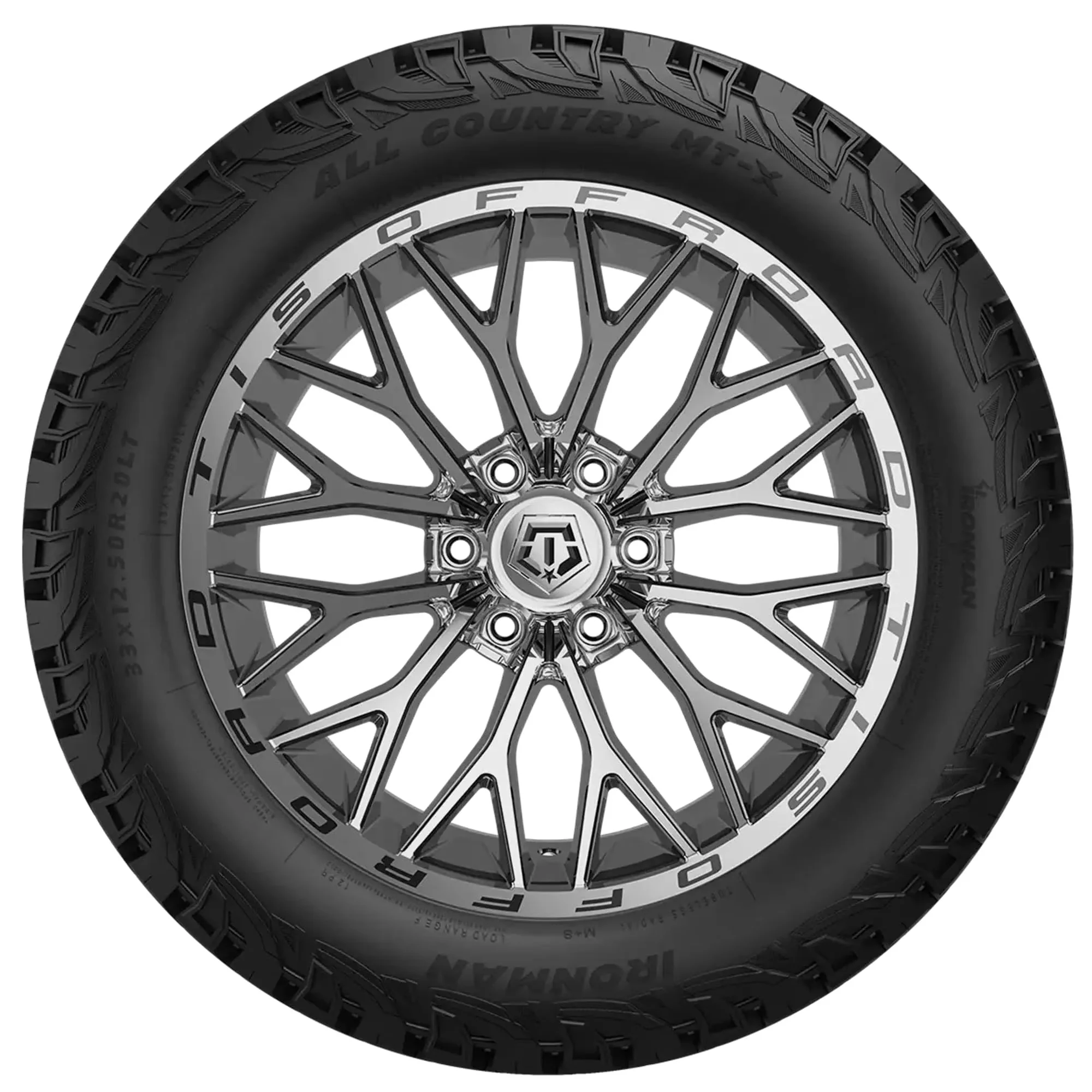 Truck Tire Reliable with All-Weather, Size: 35X12.50R18, Style: All Country MT-X - Model 4BF007