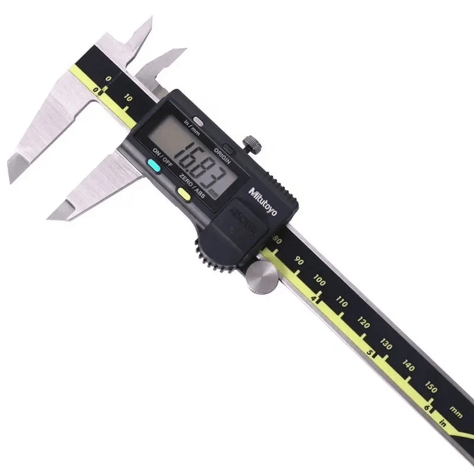 Measuring Layout Innovative with Battery, Durable, 0.0005"/0.01mm Resolution - Stainless Steel 0" to 12" Model 724DEC