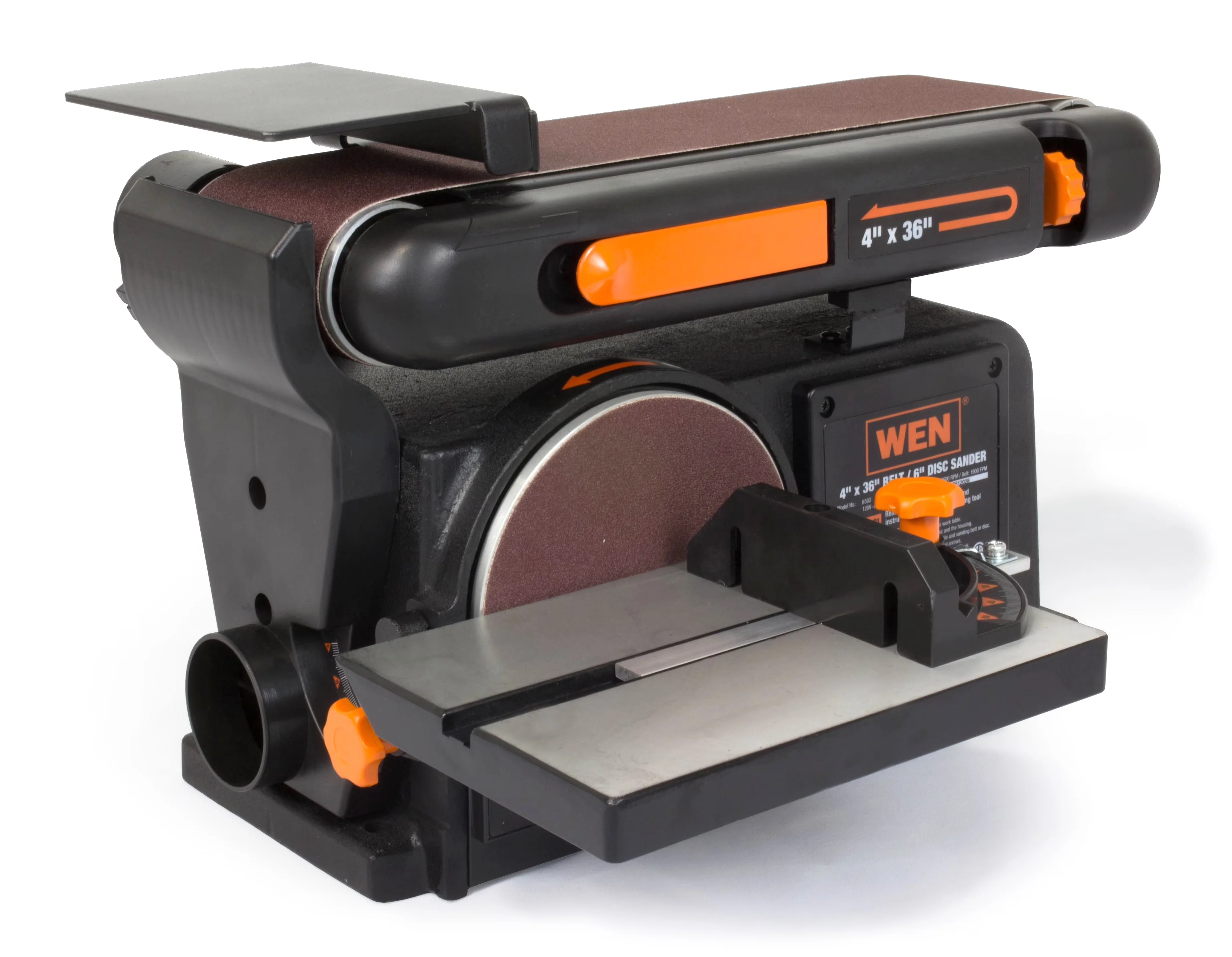 Pro Tool Essential with 4.3 Amp motor provides up to 3600 RPM, Cast Iron Base - 4" x 36" Model DCF72E
