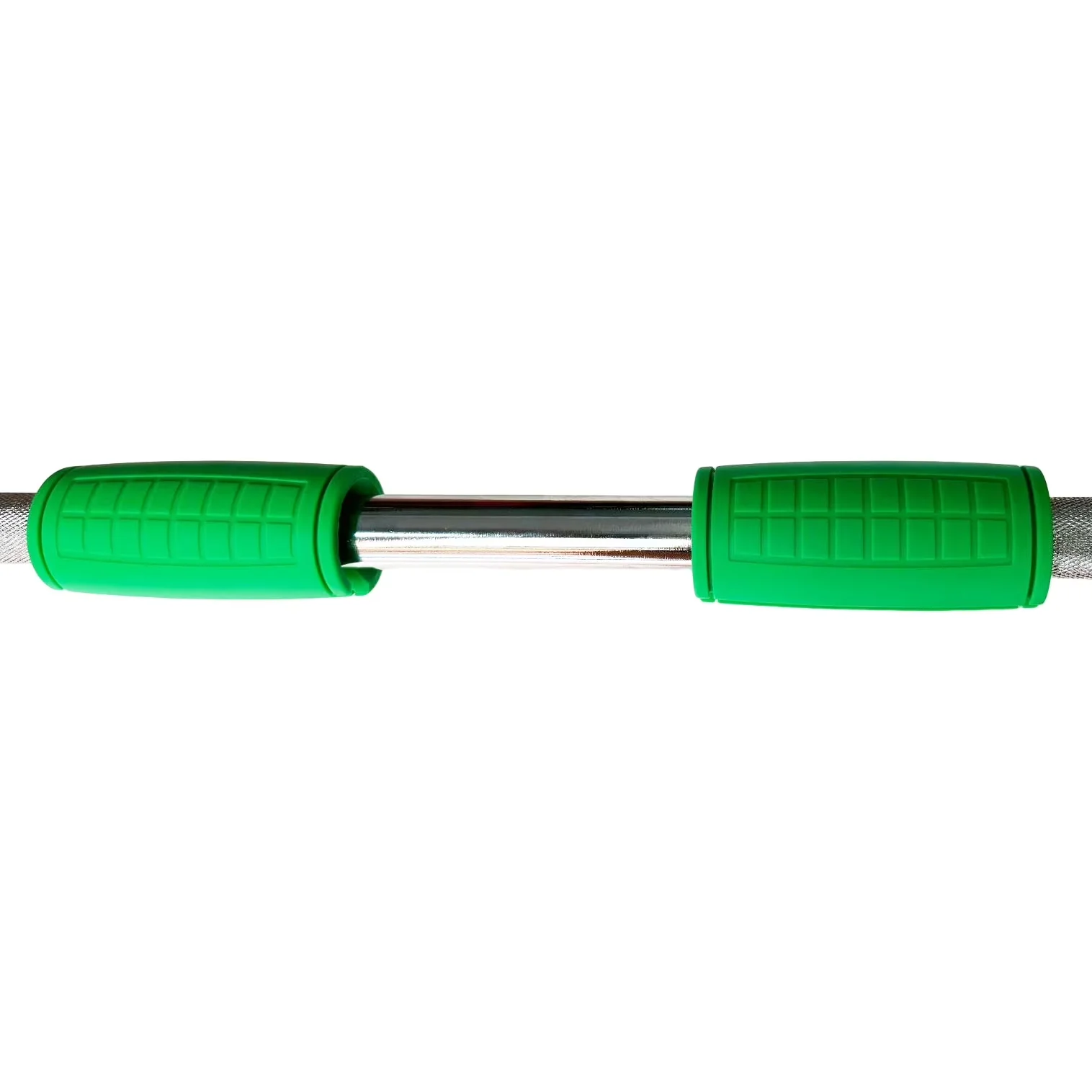 Stylish Home Gym Accessory with Heavy Duty, Ergonomic Weight Bar Grips - Silicone Green Model 859CCD