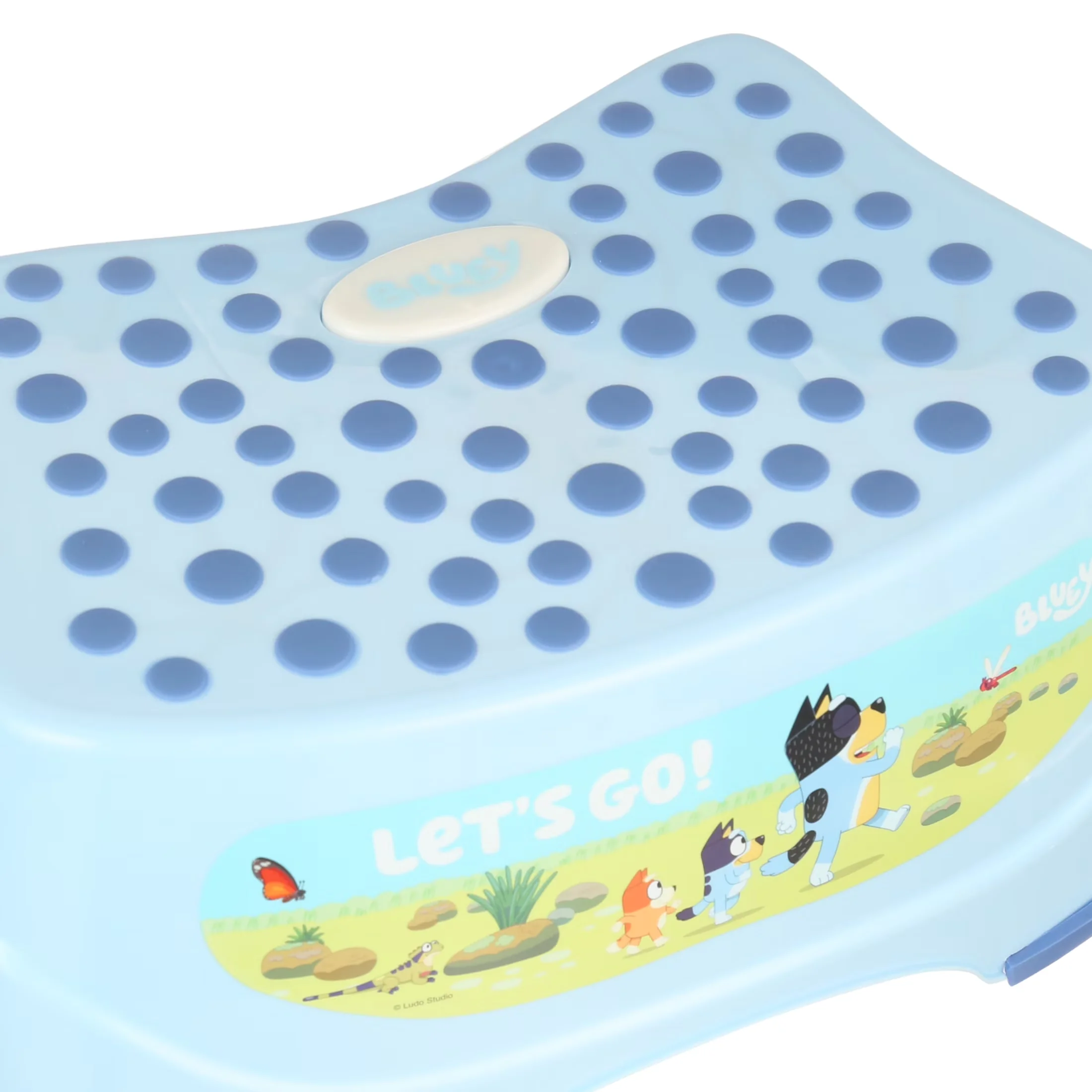 Ladders And Step Stool Quality with Anti-Slip, Light-Up - Blue Plastic for Bathroom, Bedroom Model 455893