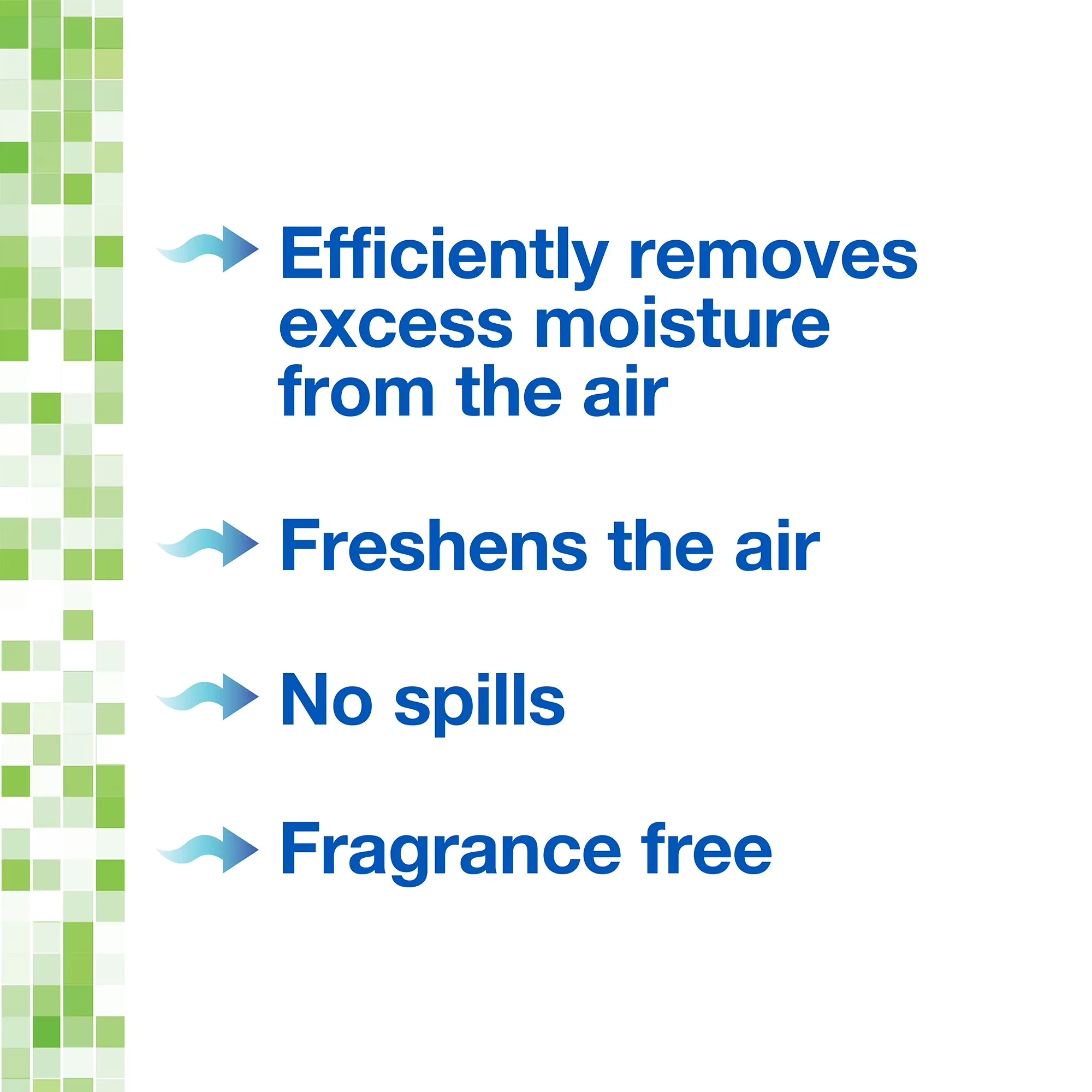 Dehumidifier Efficient with Calcium Chloride Beads, Fragrance Free, No Spill - White Model DC5308