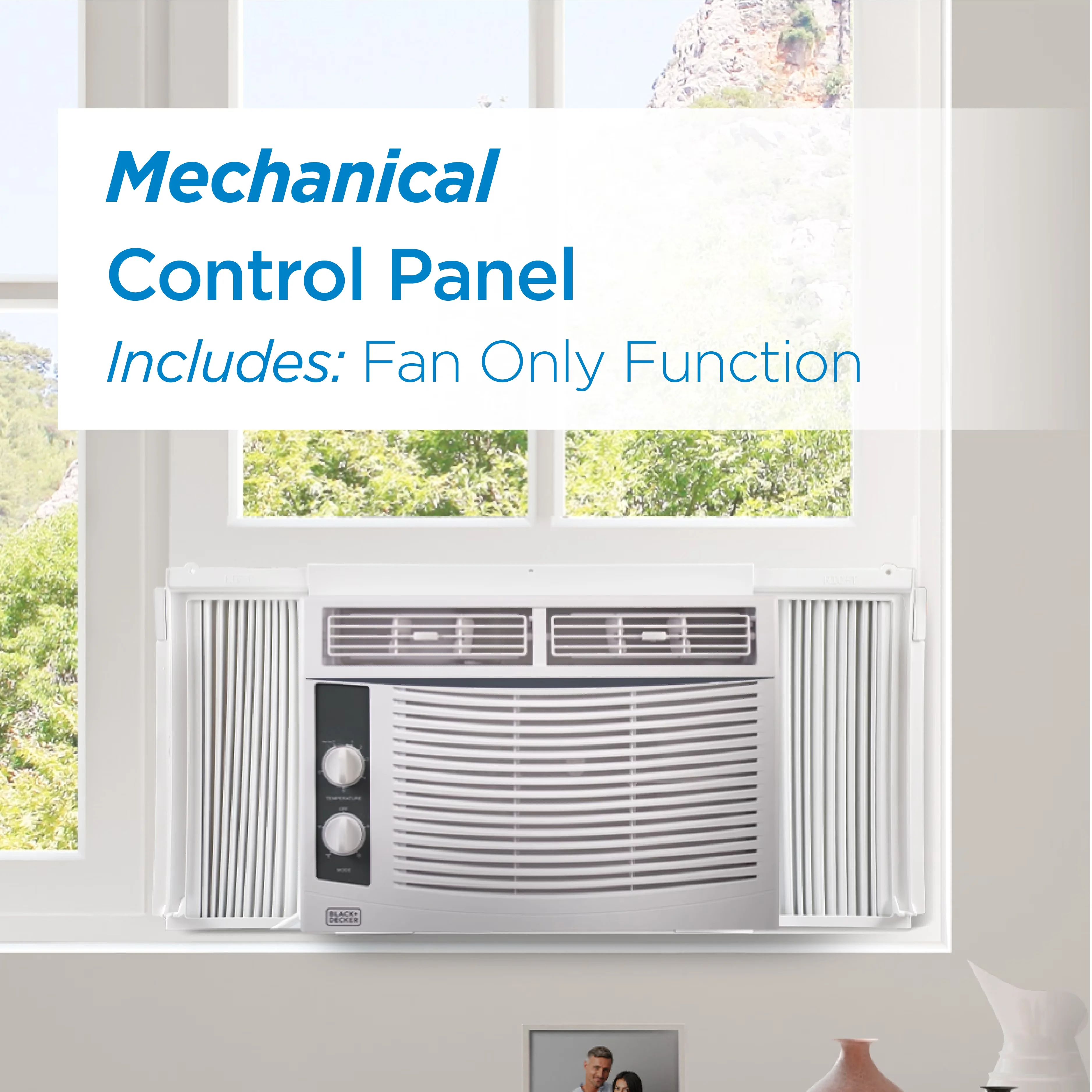 Classic Air Conditioner with 5000 BTU, Remote Controlled, 5000 BTU Window Unit - Model D834FC