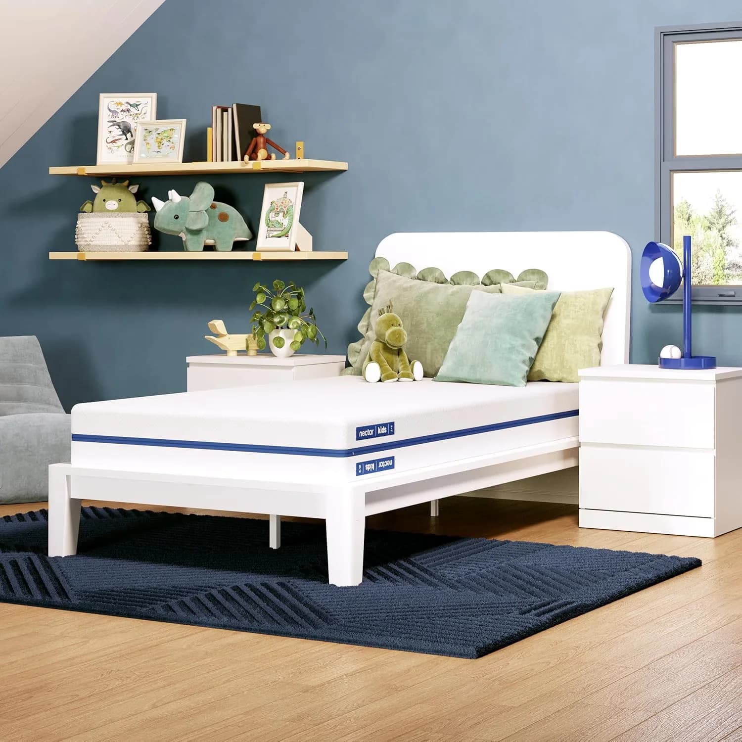 Versatile Mattresses Accessory with Mattress-In-A-Box, Kids Twin Mattress 8” - Memory Foam White Model 916975