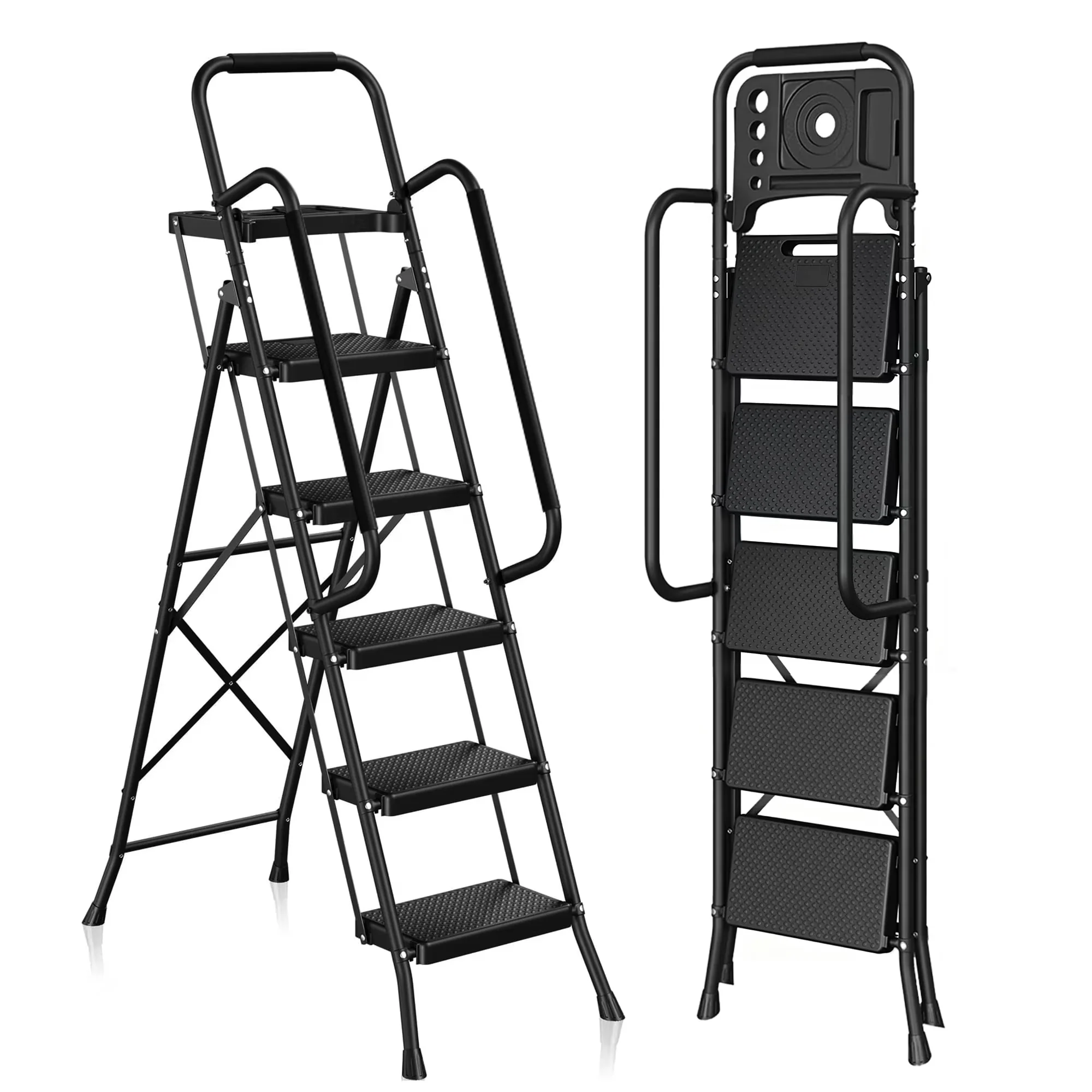 Modern Building Material with Easy To Clean, Metal Frame, Adjustable - Metal Black Model 321FE3
