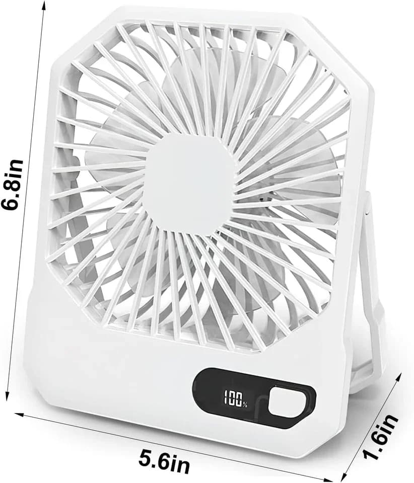 Fans In Cooling Compact with Battery - Desk - Ergonomic Design Model 7EA704