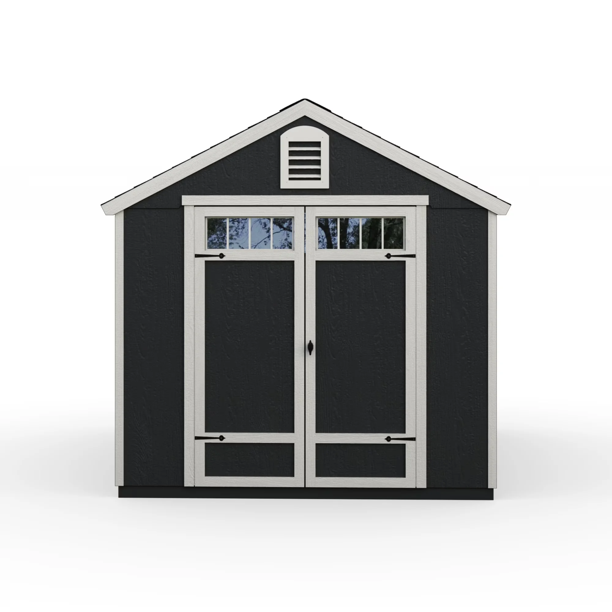 Classic Shed with Lockable Door, Paintable, 10-year limited material warranty - Brown Wood Model 6A03FE