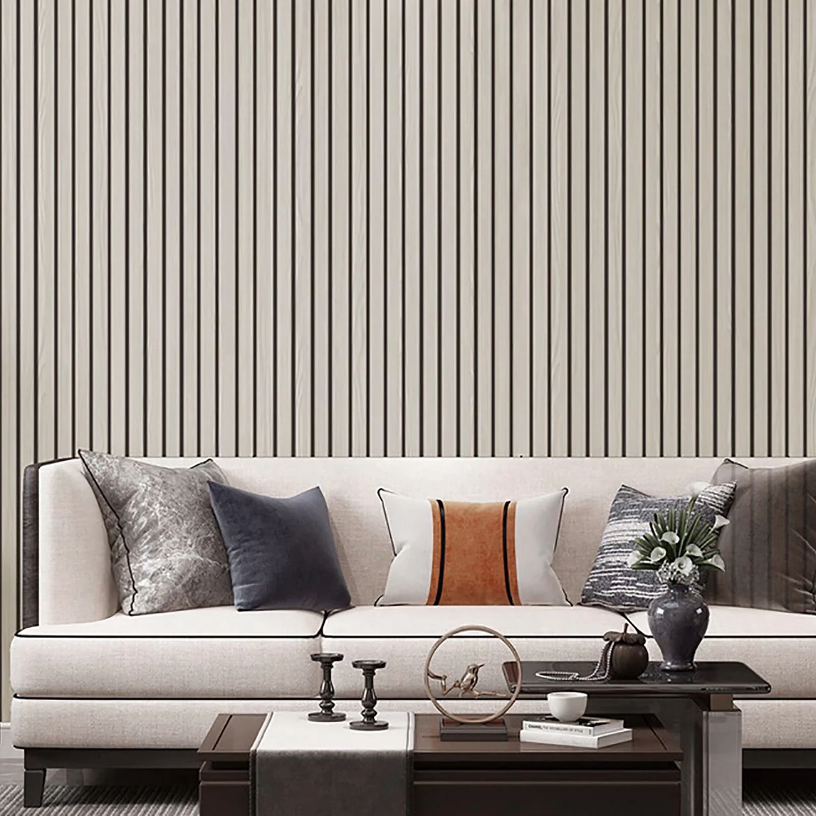 Reliable Wallpaper with Easy To Clean, Removable, Durable - Pvc, Vinyl 15.75 x 118.11 Model 5DEA94