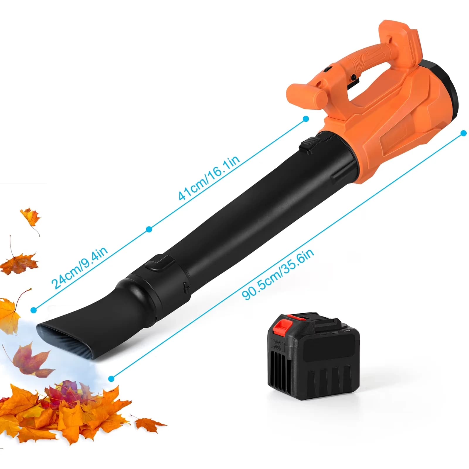 Leaf Blower Quality with Battery, 24V - Premium Collection Model 7DA7FC