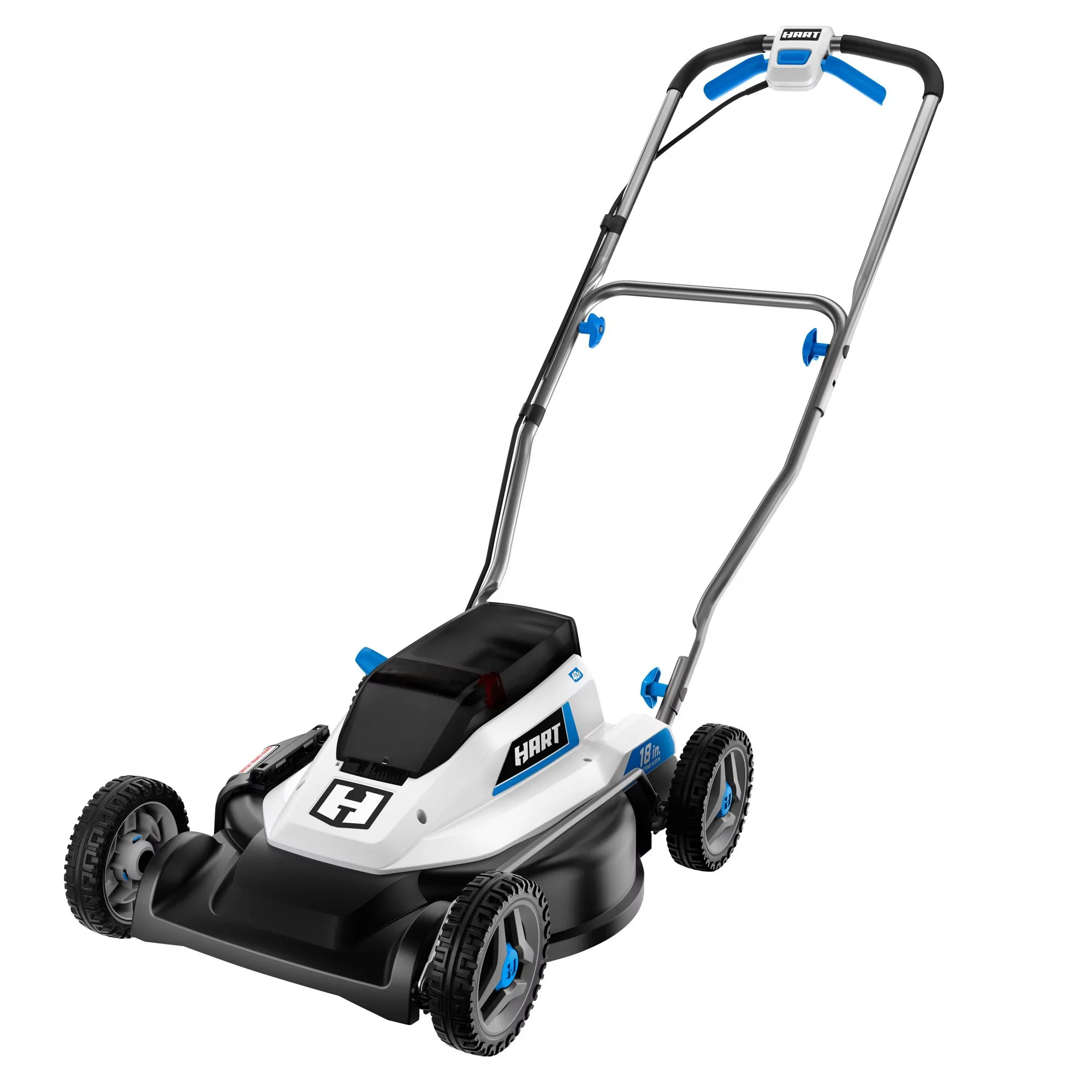 Premium Push Mower with Battery, Adjustable Cutting Height, Single Lever Height Adjustment - Model 213690