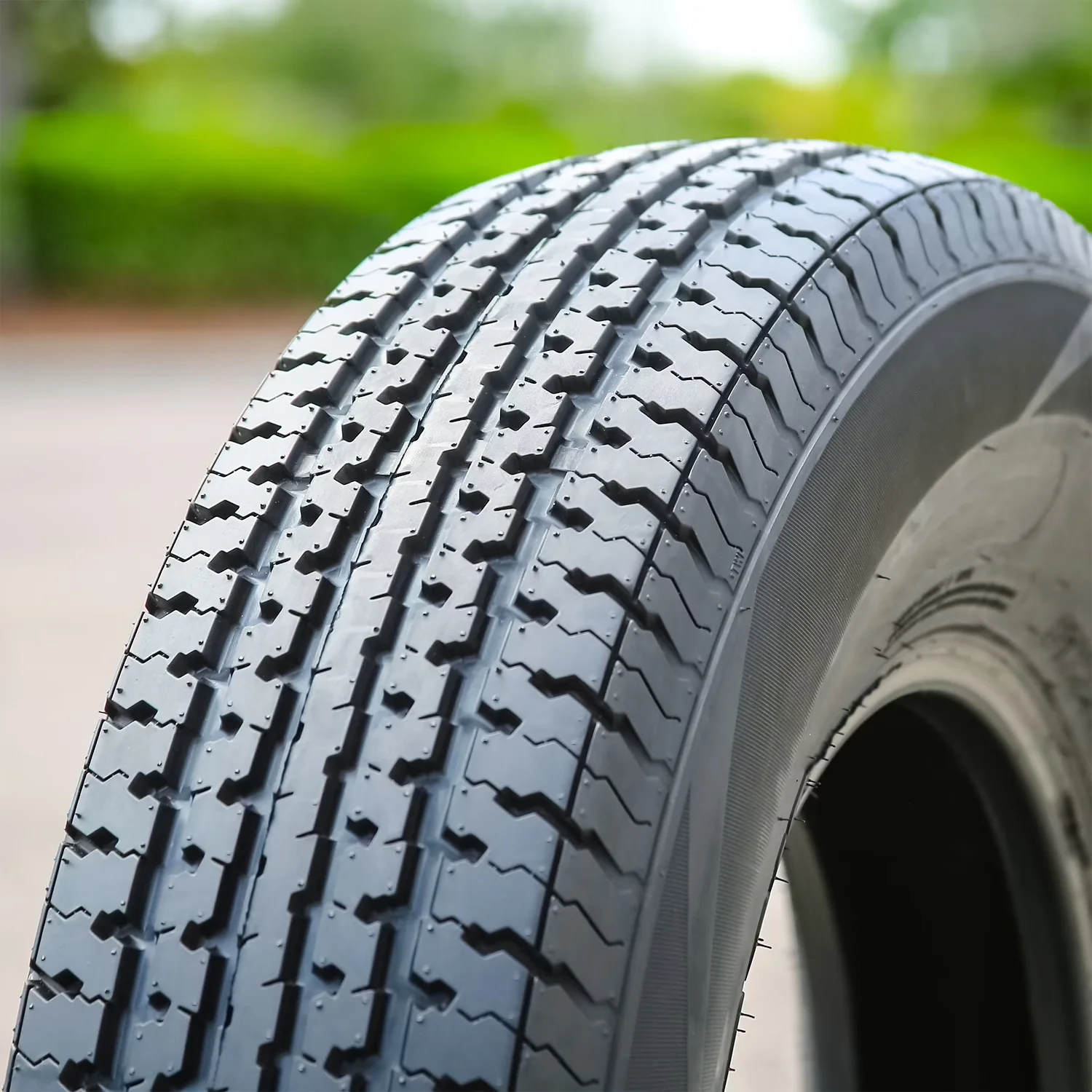 Premium Trailer Tire with All-Weather, Wet Or Dry, Size: 205 75R15 - ST205 Model 5631C6