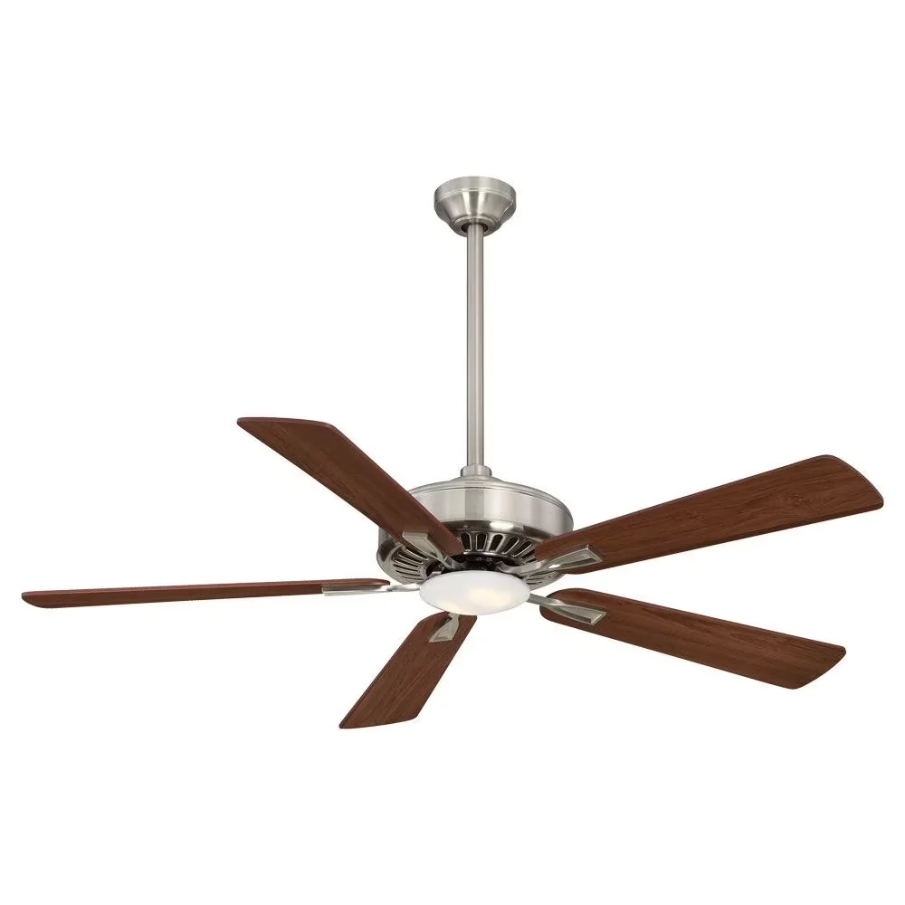 Innovative Ceiling Fan with LED, Transitional, Manufacturer: Minka Aire Fans - Silver Model 6B63CA