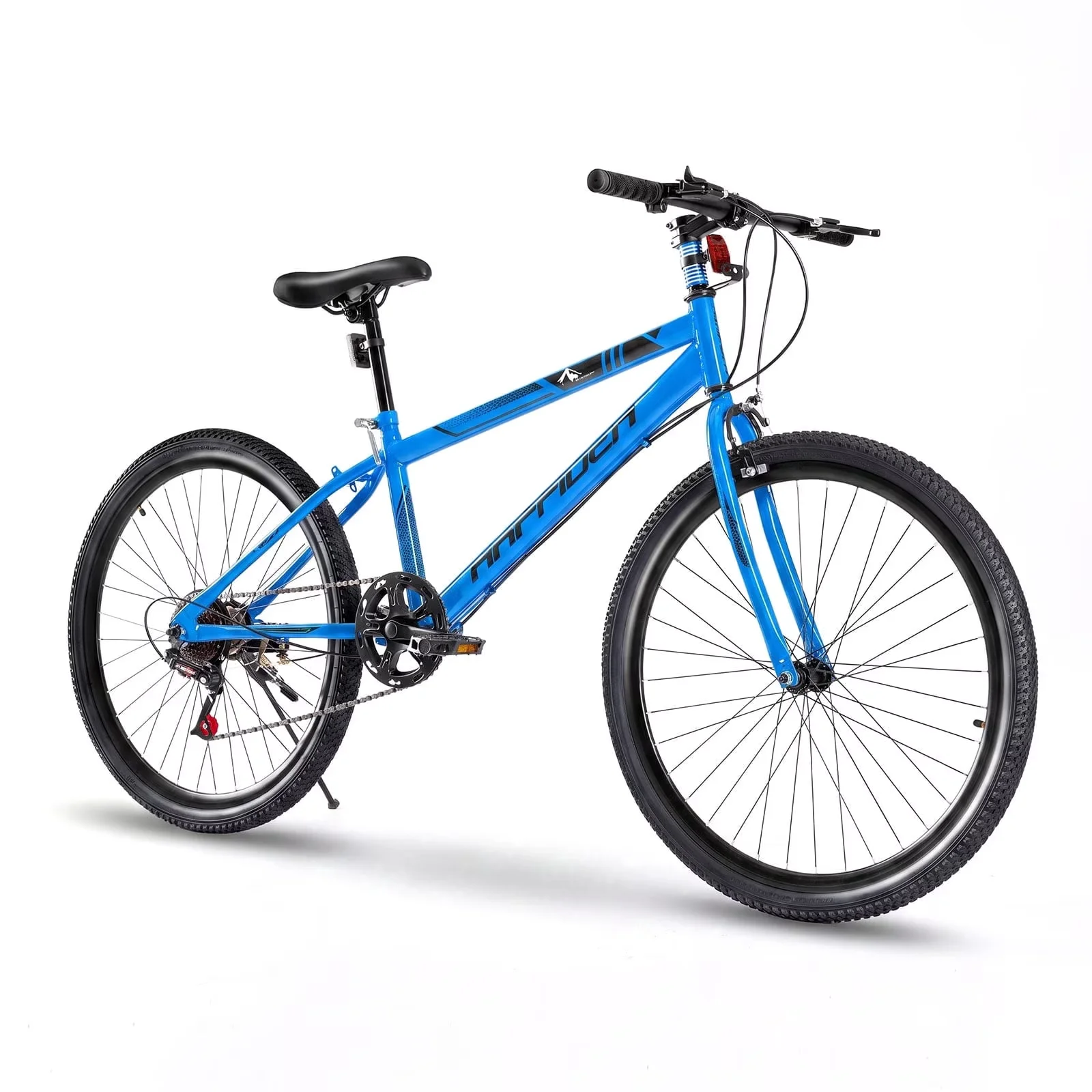 Professional Mountain Bike with Adjustable Speed, Adjustable Seat Height, 26-Inch - Blue Model DB0B7D