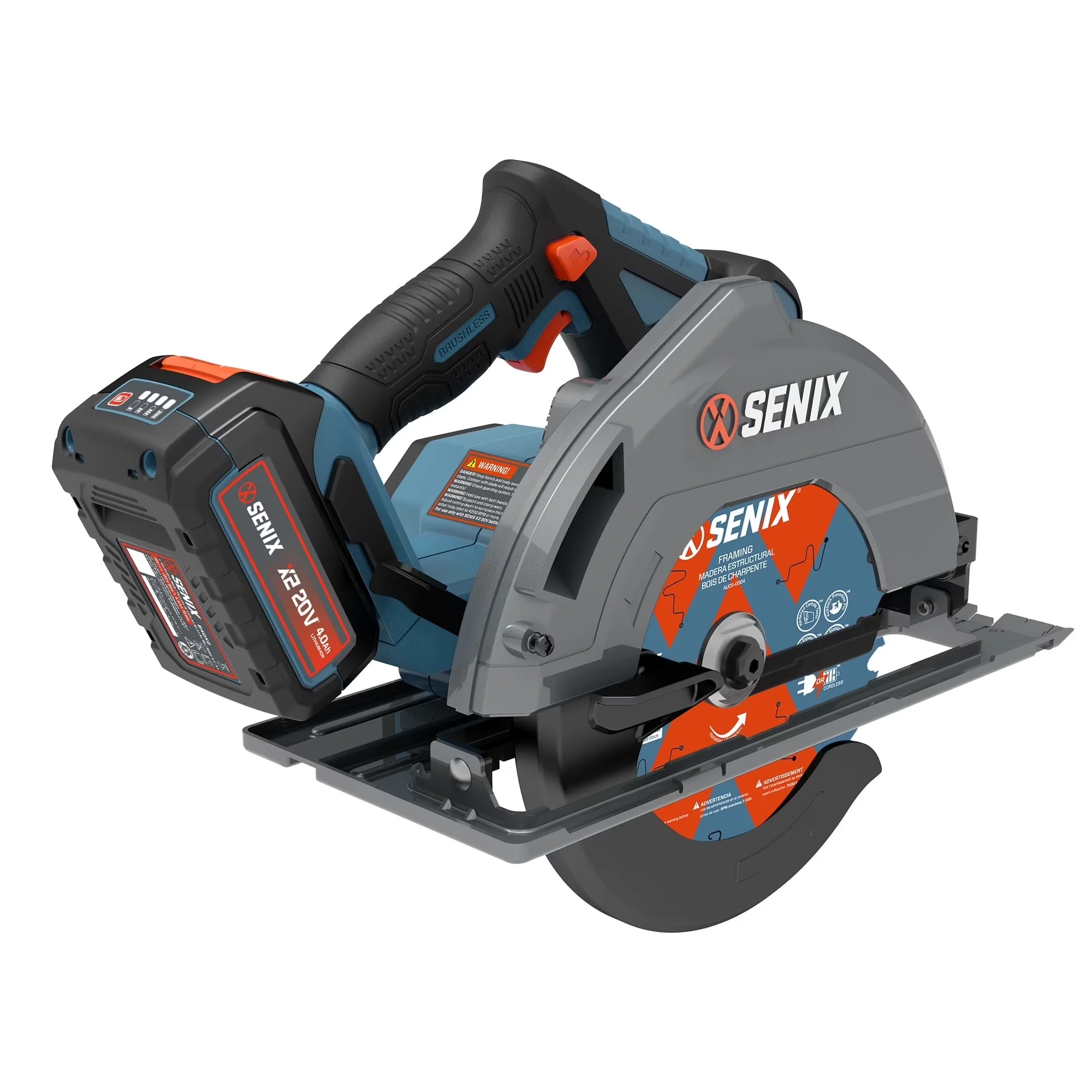 Innovative Power Saw with Battery, LED, 20 Volt Max* 7-1/4" Cordless Circular - Model 05DB0B