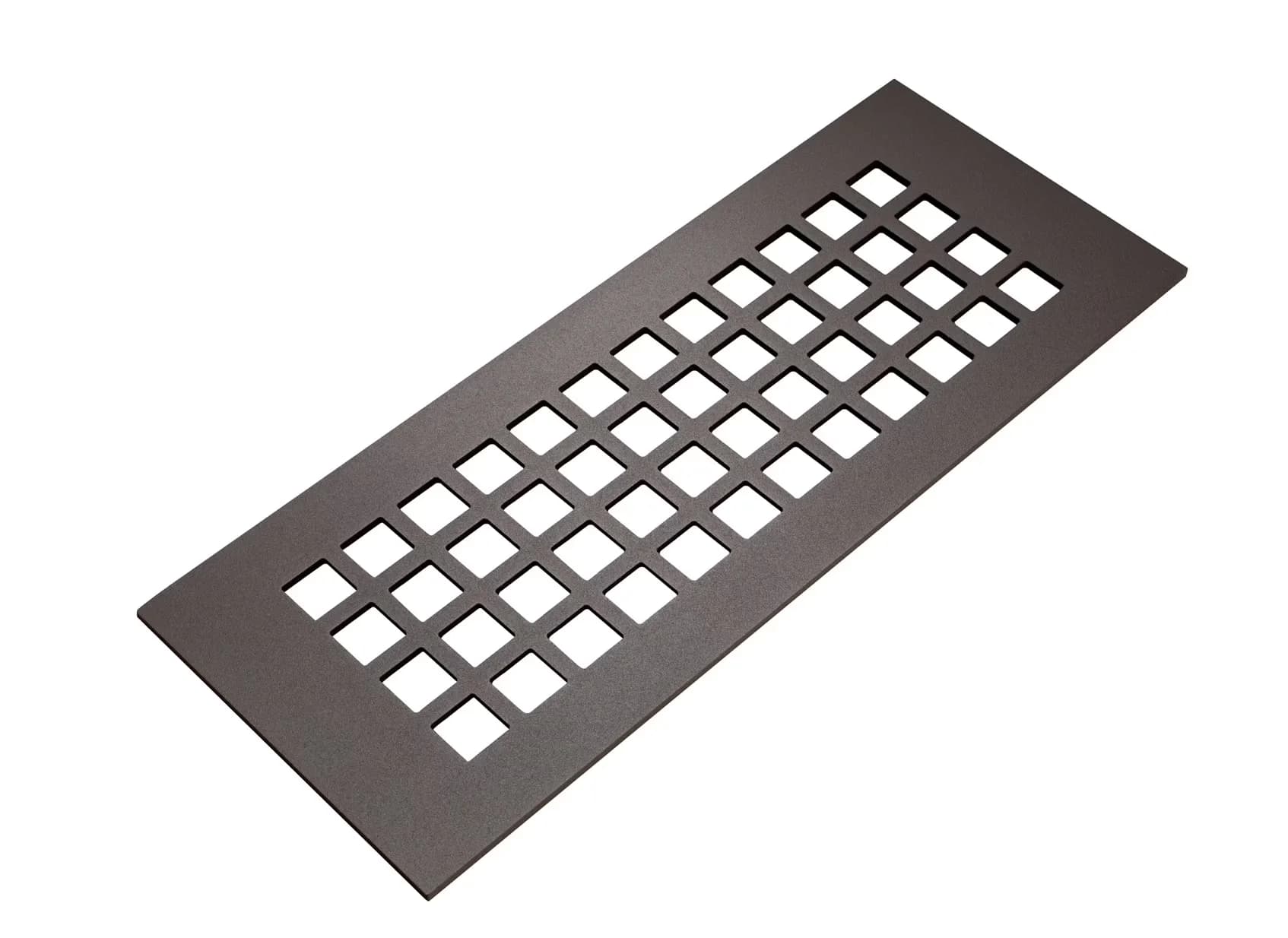 Grey Vinyl Flooring Vinyl Plank Flooring Sleek with Grey Aluminum, Grid Collection - Aluminum Gray Model 184150