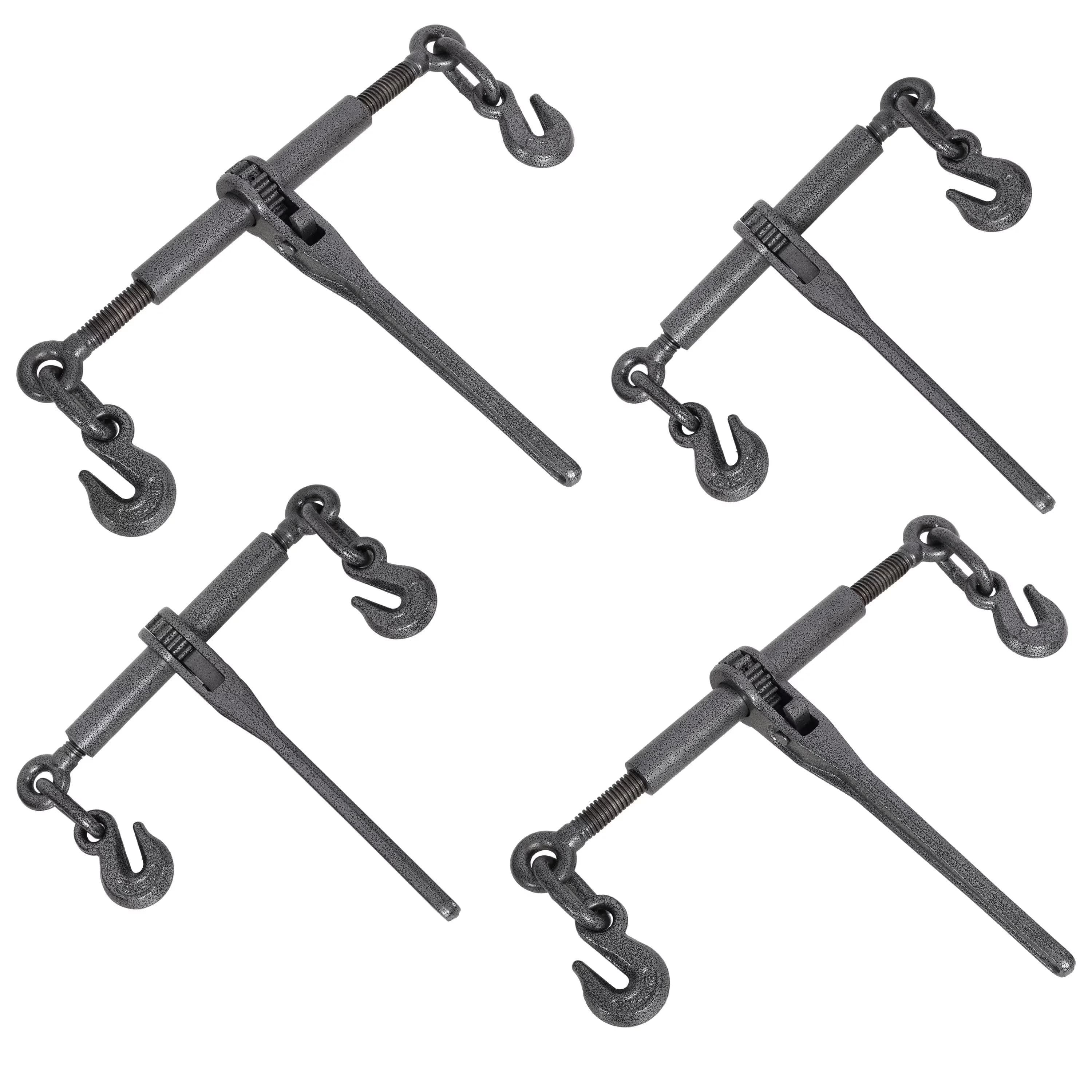 Efficient Woodworking with Adjustable, Heavy Duty, 1/2" Ratchet Binders - Steel Black Model 41392A