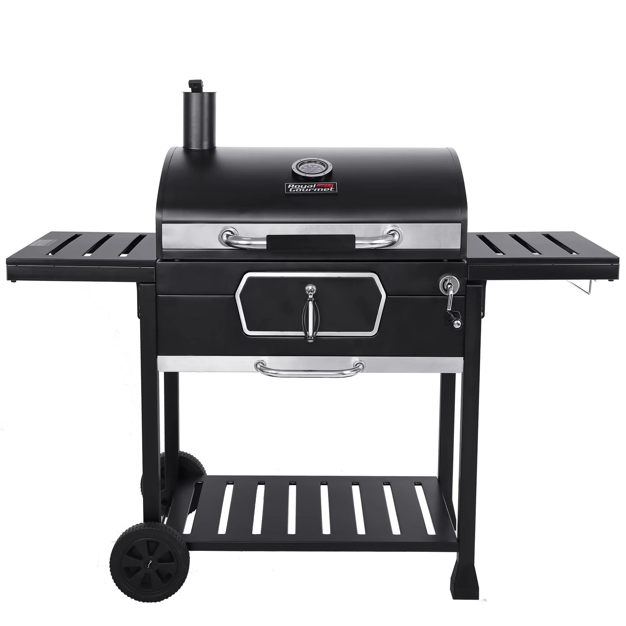 Charcoal Grill Premium with Black, Deluxe 30-Inch, Cover - Black Steel Model FA5A36