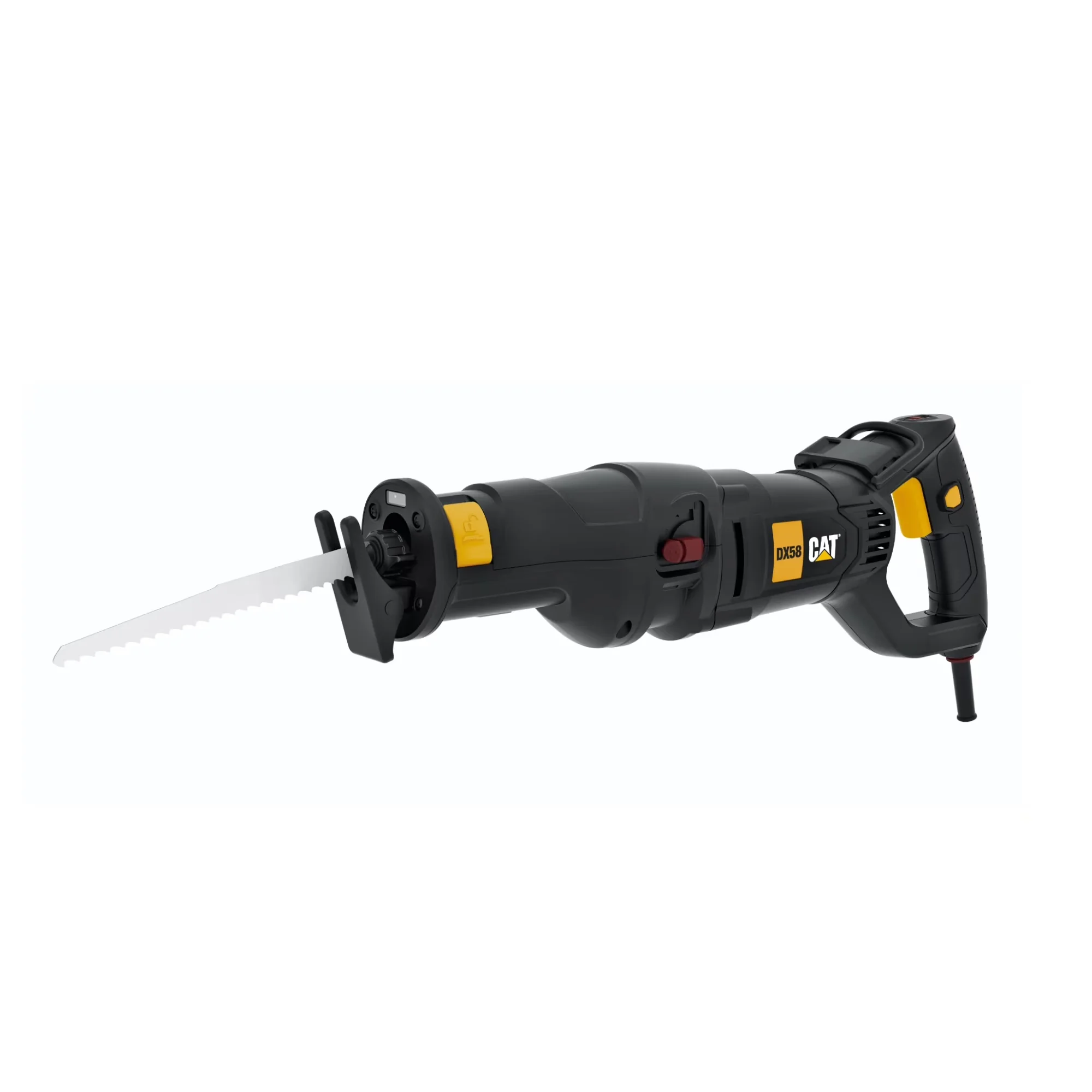 Compact Power Saw with Adjustable, LOCK-ON SWITCH- For continuous operation - Model 4AE1E5