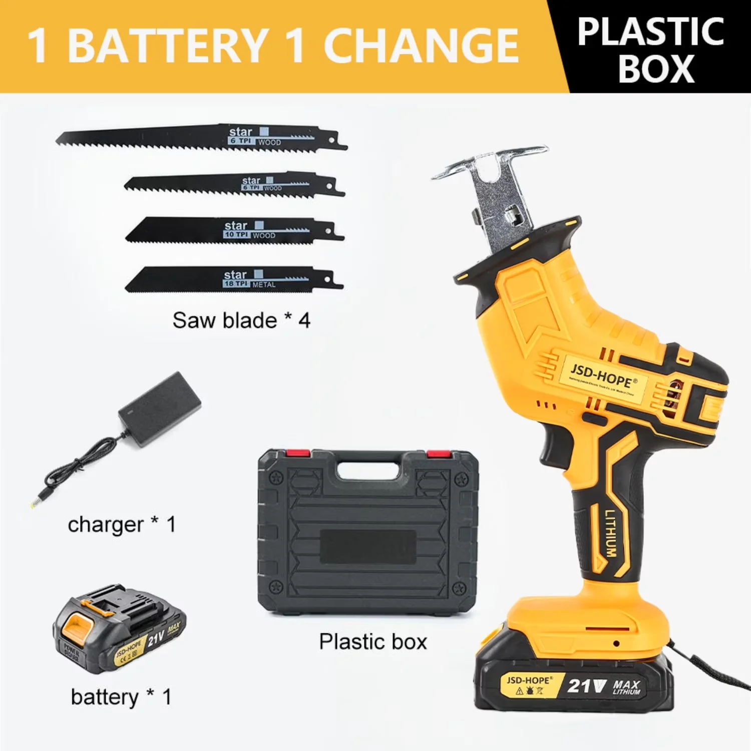 Power Saw Efficient with Battery, Handheld, Power Supply Voltage: 110V for Garden - Model 16C9D4