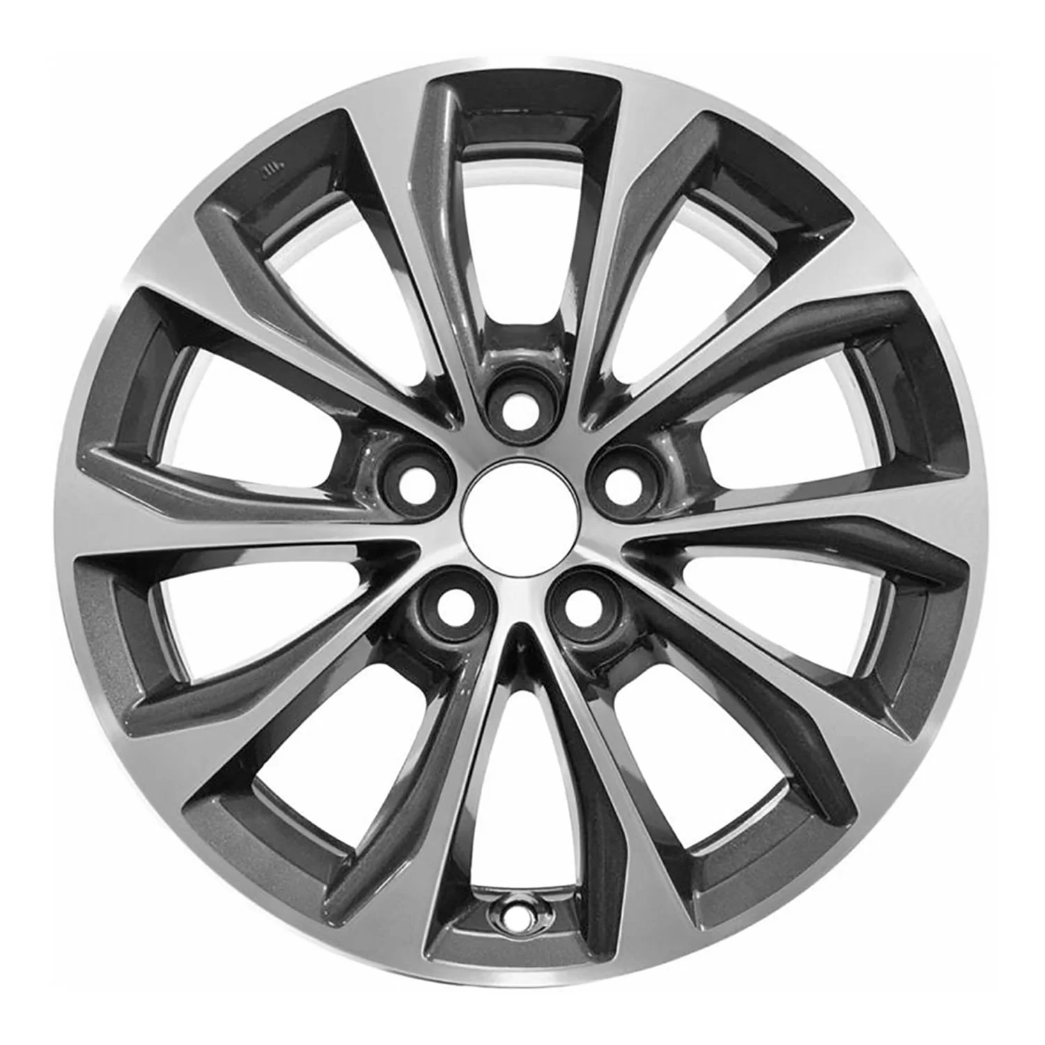 Efficient Wheels And Rim with Interchange: 560-75185, Placement: Universal - Charcoal Aluminum Model 0D8873