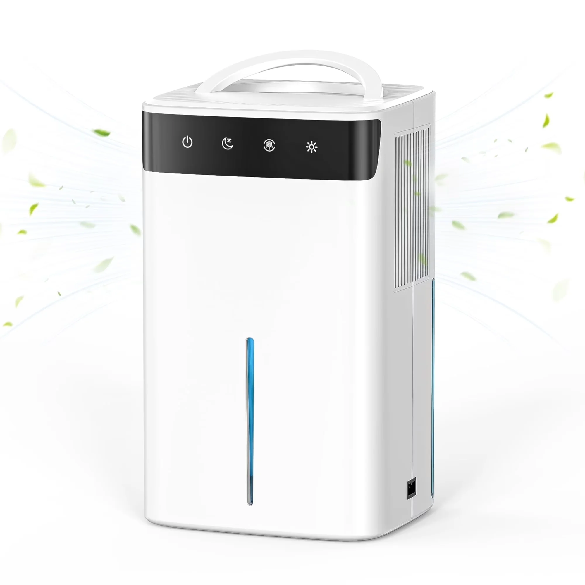 Essential Dehumidifier with LED, Energy Efficient - White for Home Small Model CC286F