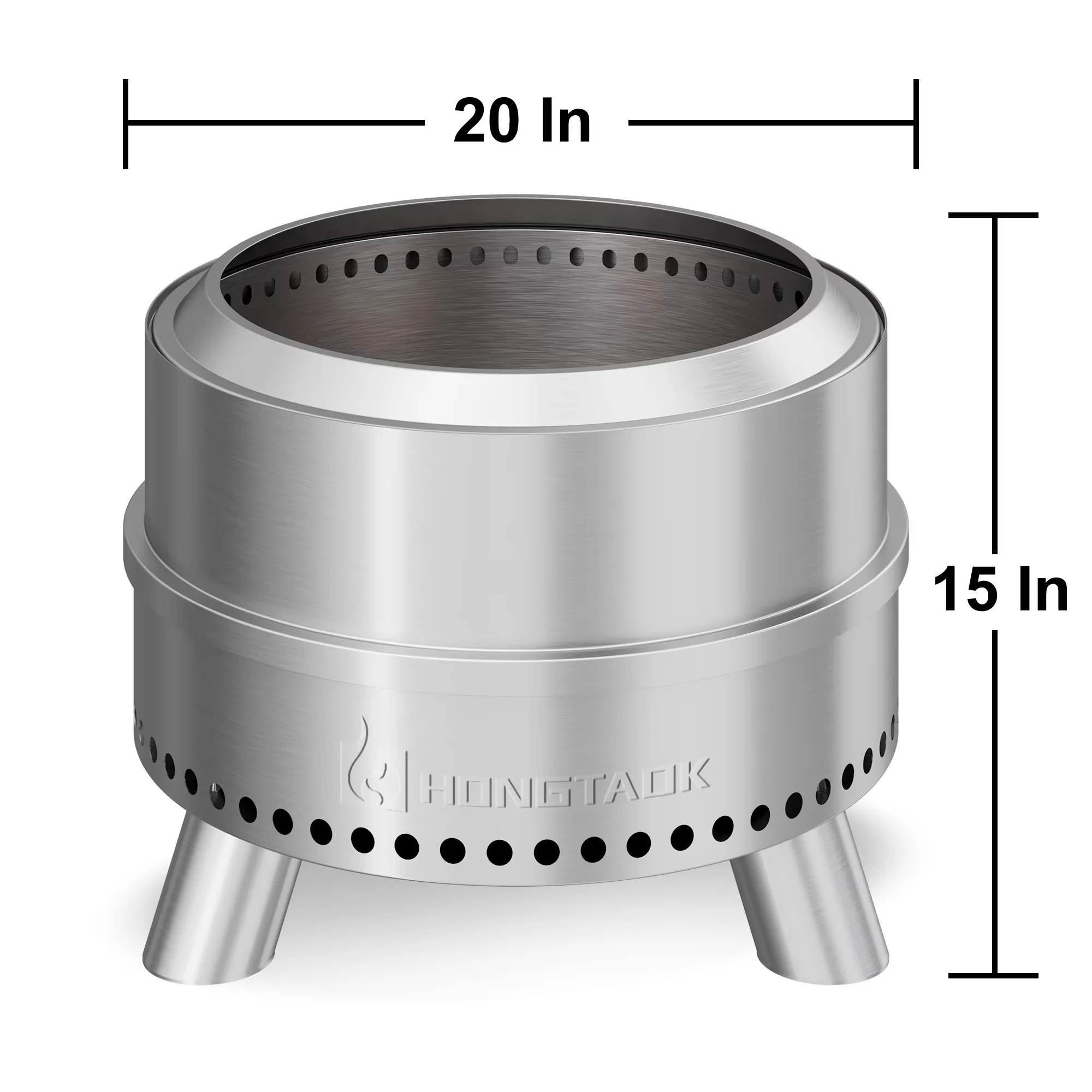 Outdoor Heating Classic with Portable, Stainless Steel - 304 Stainless Silver Model 848D0D