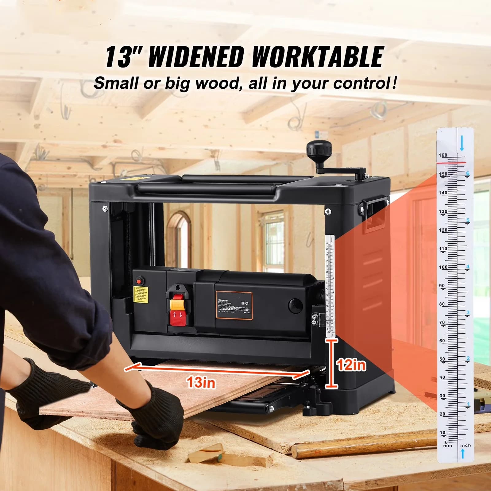 Professional Woodworking with 1800W, Adjustable - 13 - Premium Collection Model 9BA2C2