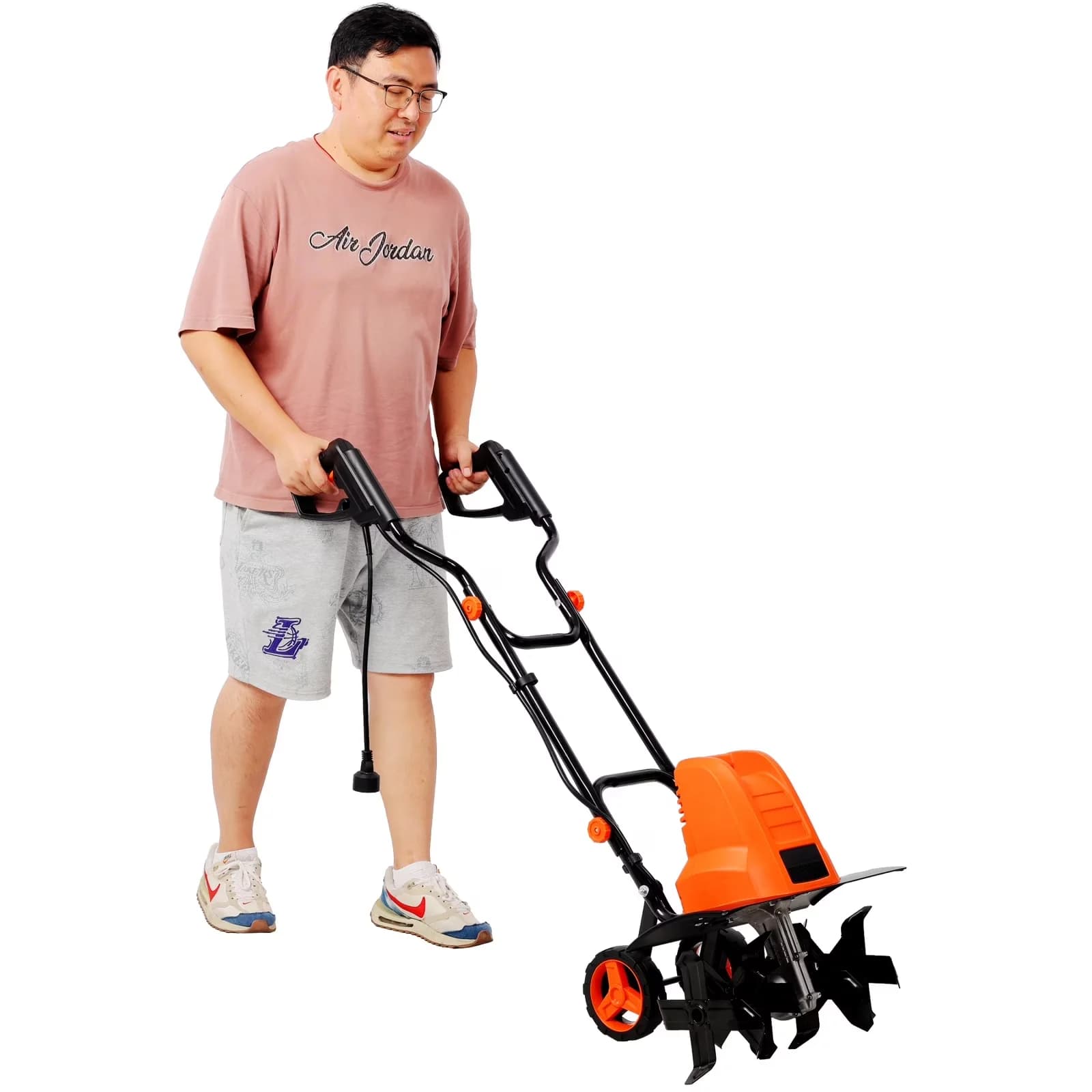 Efficient Trillers Cultivator with Overheat Protection, 13.5AMP Electric Tiller - Model 7A6BD7
