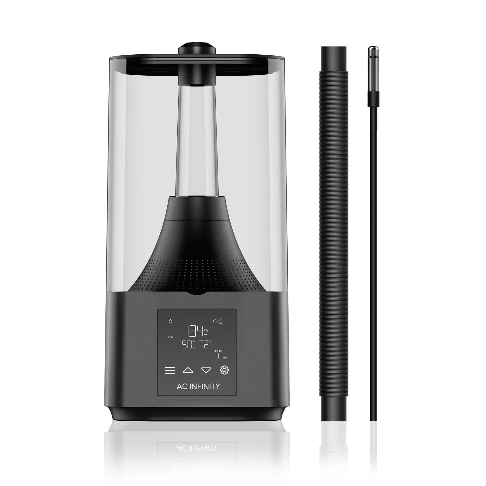 Humidifier Modern with Timer, Plant 4.5L, Redesigned No-Leak Seal - Black Model C2F650