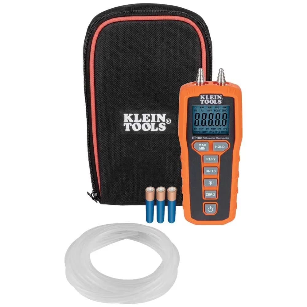 Innovative Pro Tool with Digital, Precision, Digital Differential Manometer - Abs, Stainless Steel Model 8336E0