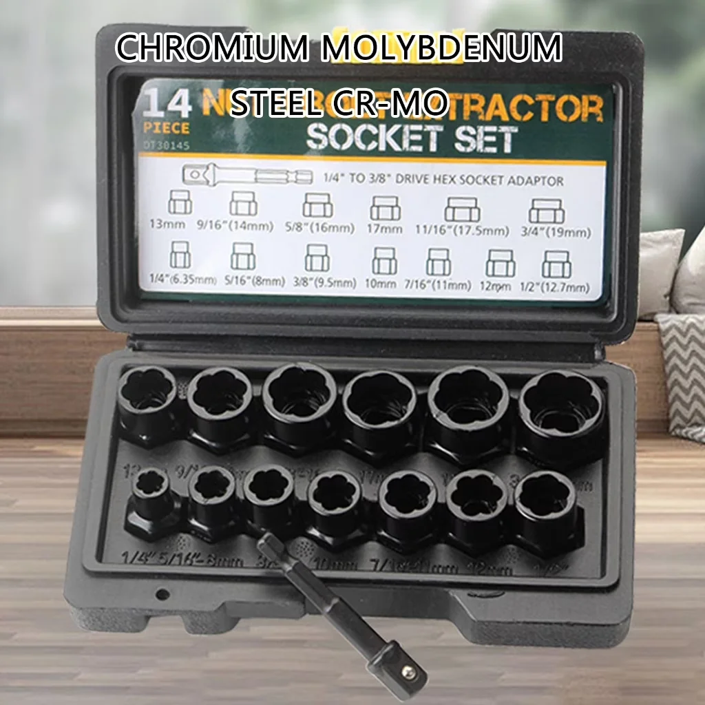 Hand Tool Set Reliable - Stainless Steel 17x10cm 14Pcs - Commercial Quality Model 023223