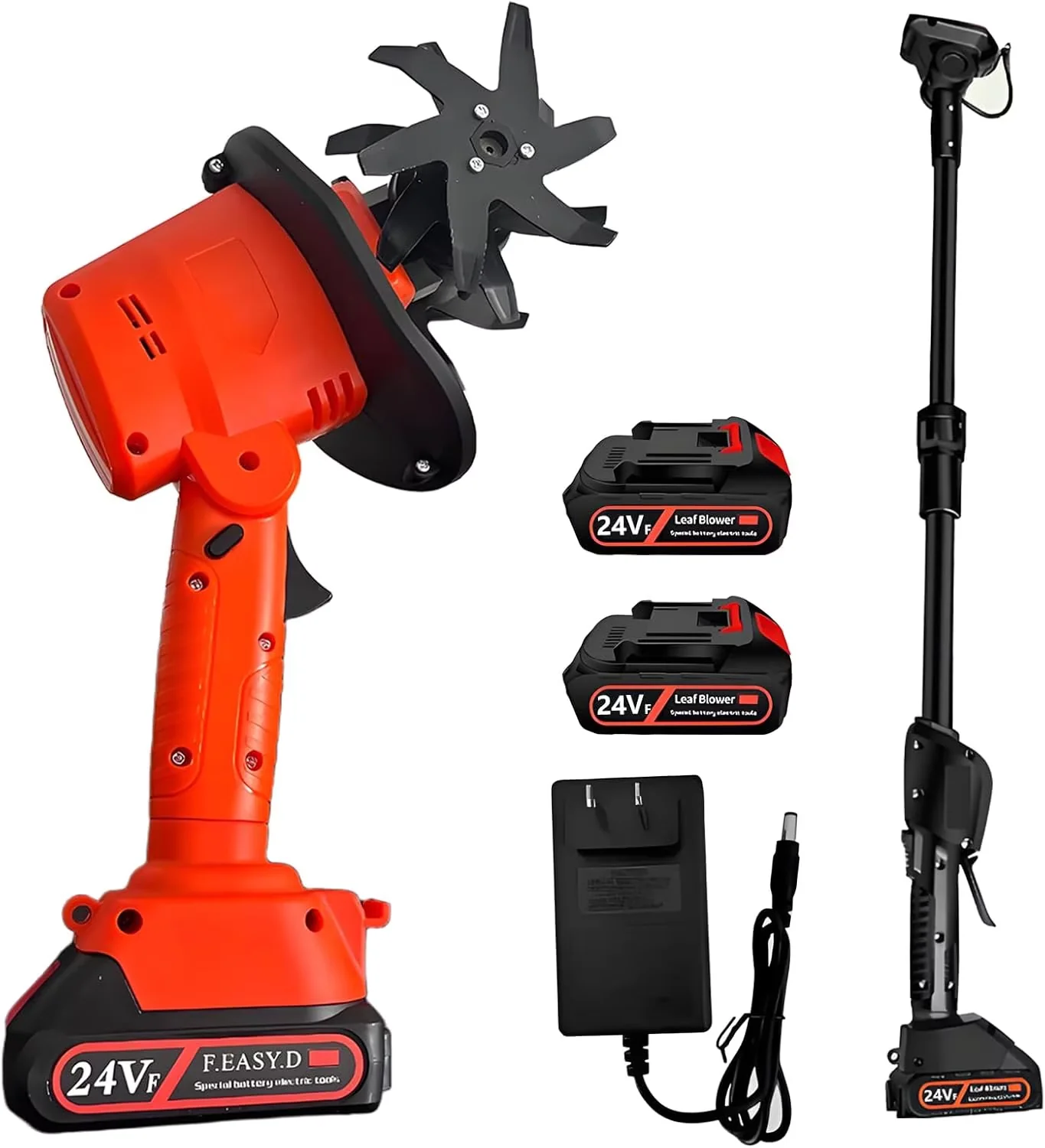 Reliable Trillers Cultivator with Battery, 24V, 24V Cordless Electric Tiller - Model 4D275D