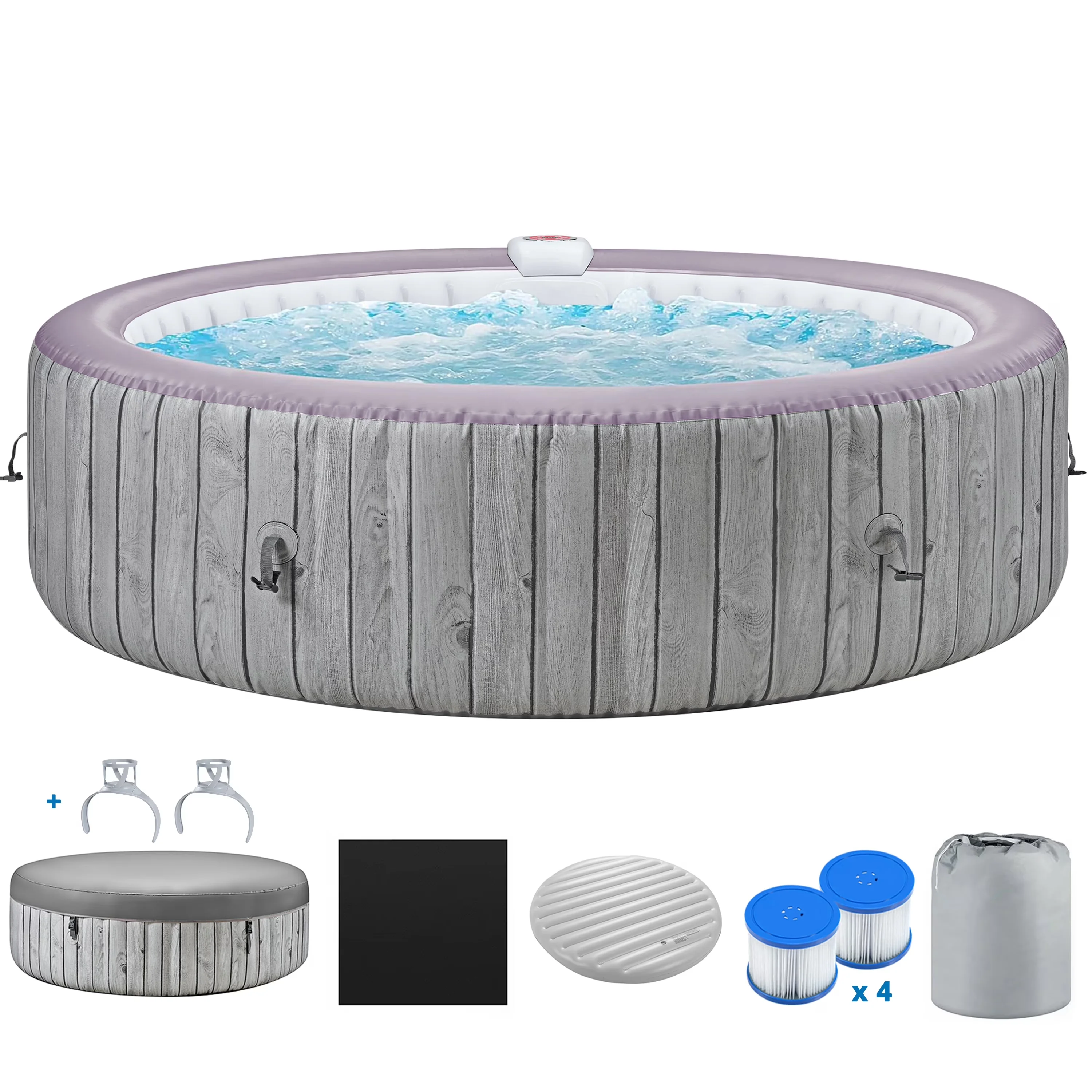 Hot Tub Reliable with Inflatable, Round Portable Home Spa, 82" Inflatable - Model AB0287
