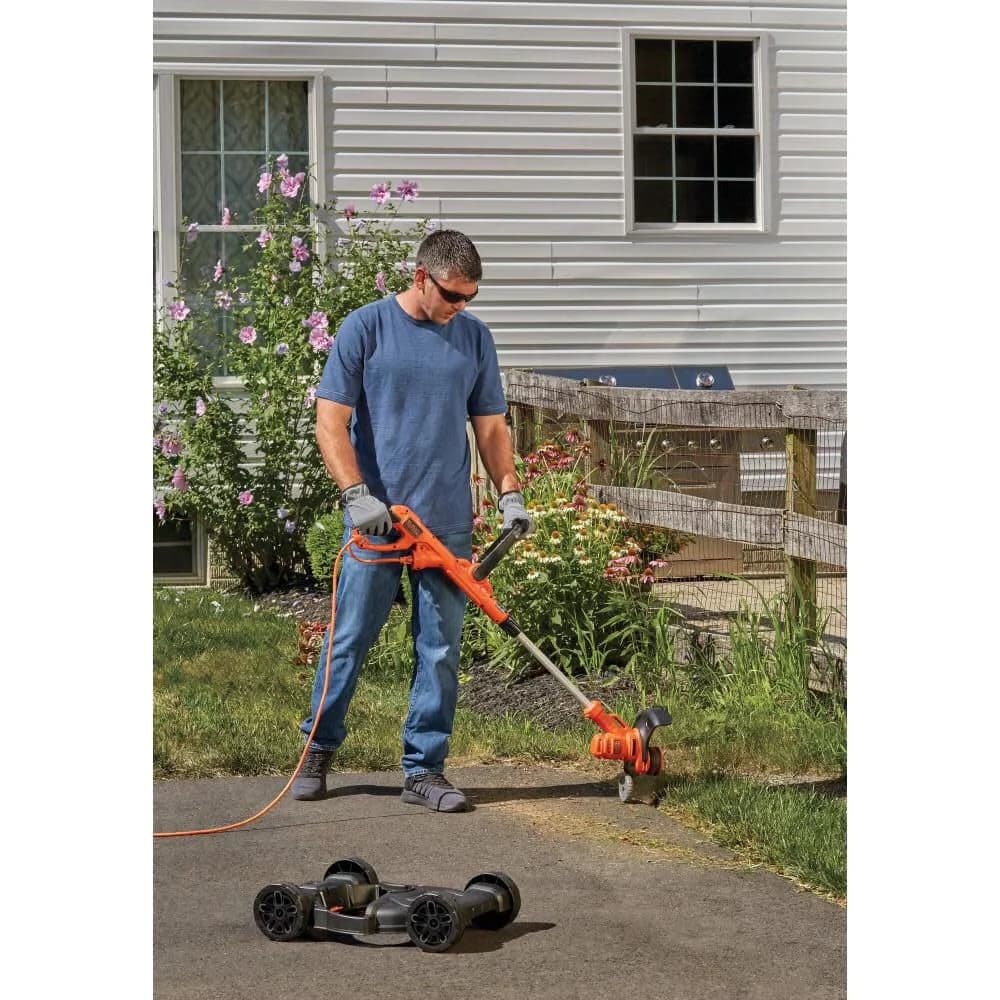Professional String Trimmer with Adjustable Handle Bar, 6.5AMP 12" 3-in-1 Corded City Mower - Orange Model 992C81