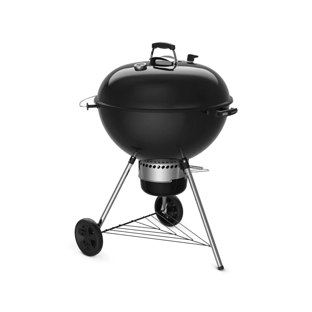 Innovative Charcoal Grill with Warming Rack, 26 Inch, Black - Metal Black Model 26E316