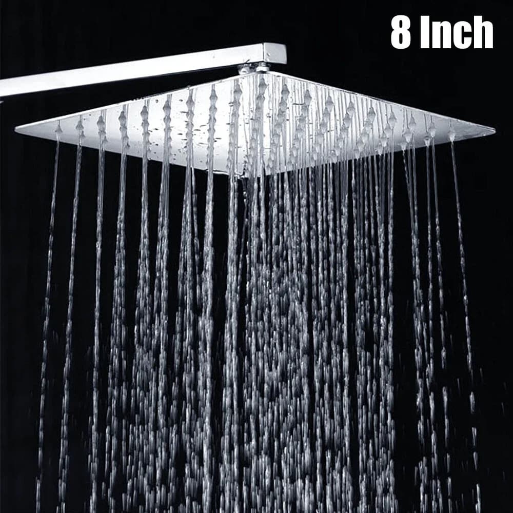 Shower Head Essential with Easy to use and practical for everyone. - Stainless Steel Silver Model C141C7