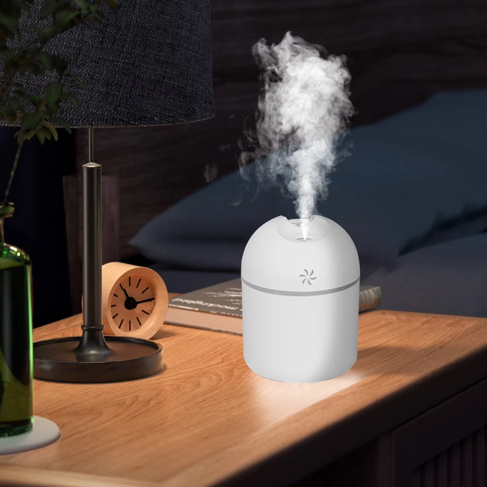 Humidifier Essential with Safe, Convenient, Humidifiers - White for Bedroom, Office Model 413FF5
