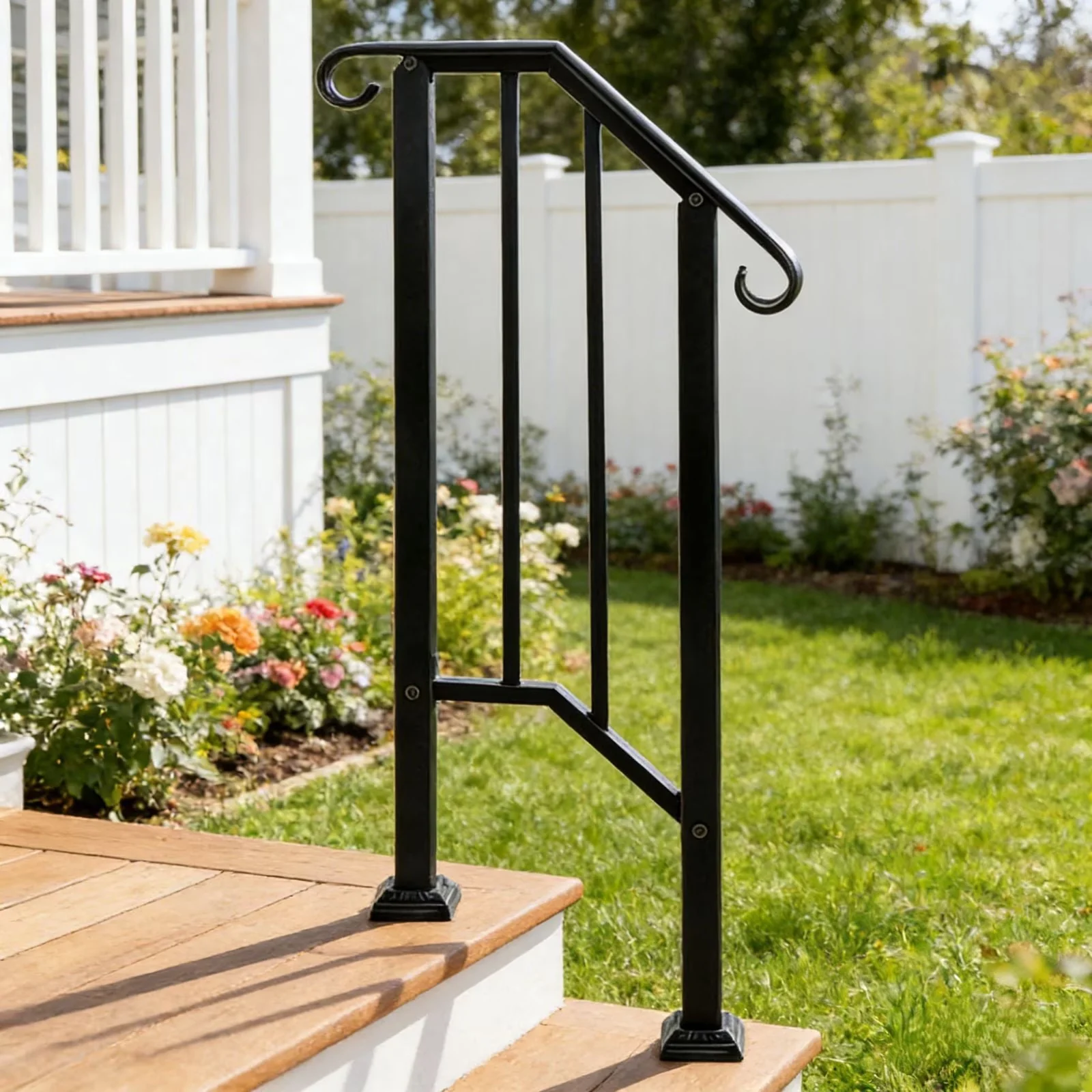 Building Material Essential with Anti-Rust - Black Wrought Iron Outdoor Model 557B97