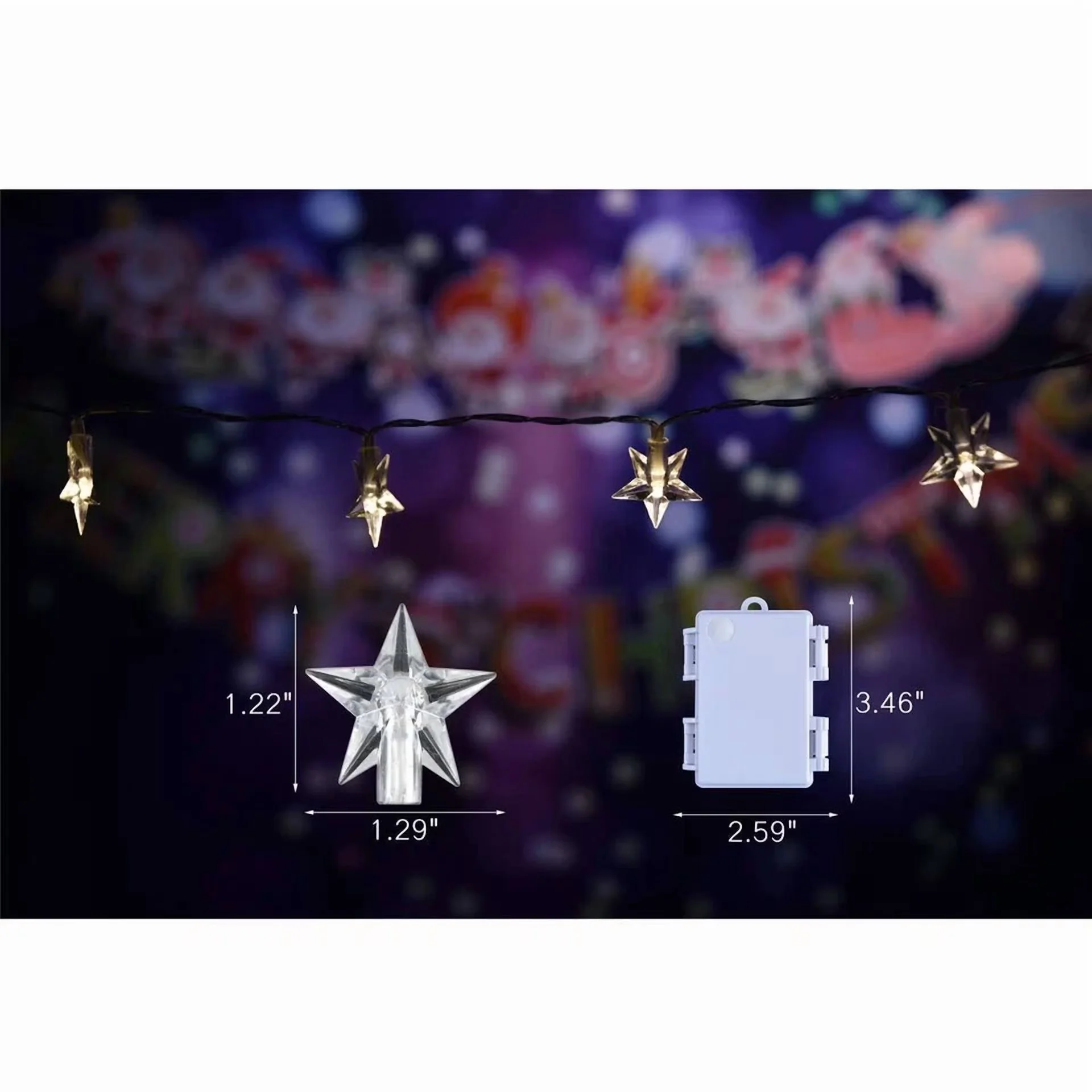 Quality Novelty Light with LED, Timer, Waterproof Lights - 16Ft - Quality Construction Model 918F72