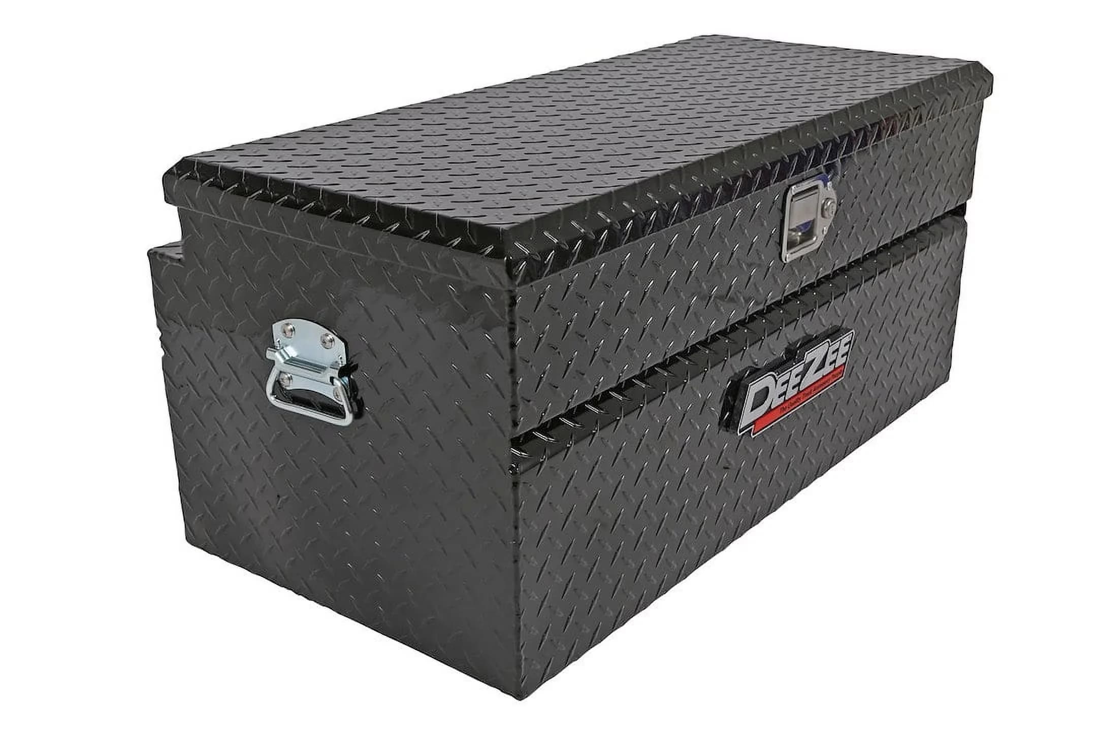 Modern Toolstorage with Adjustable, Deezee Universal Tool Box, Color:Black - Aluminum Red Model 645519