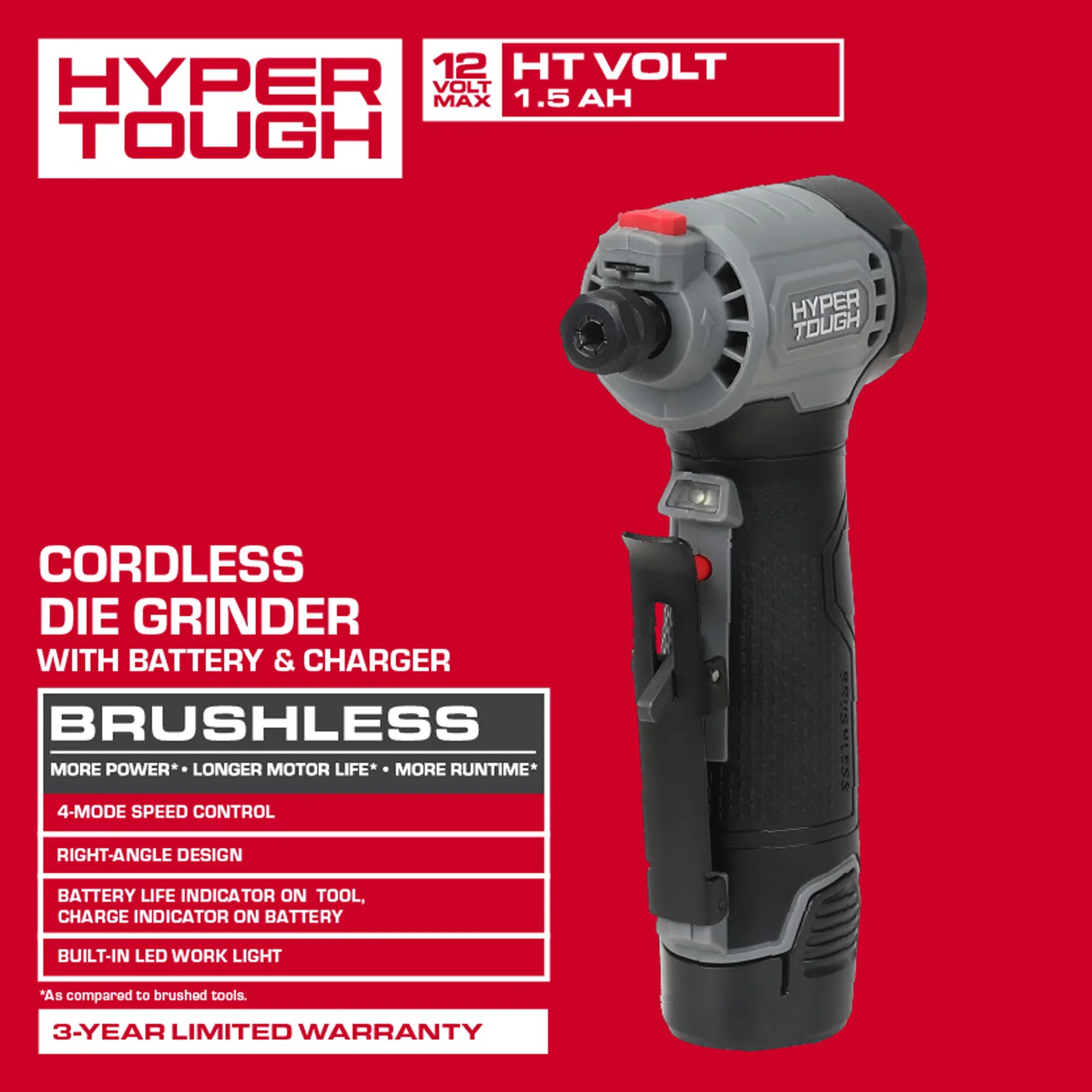 Woodworking Reliable with Battery, 12V, 12V Brushless Cordless Die Grinder - Model C00FC9