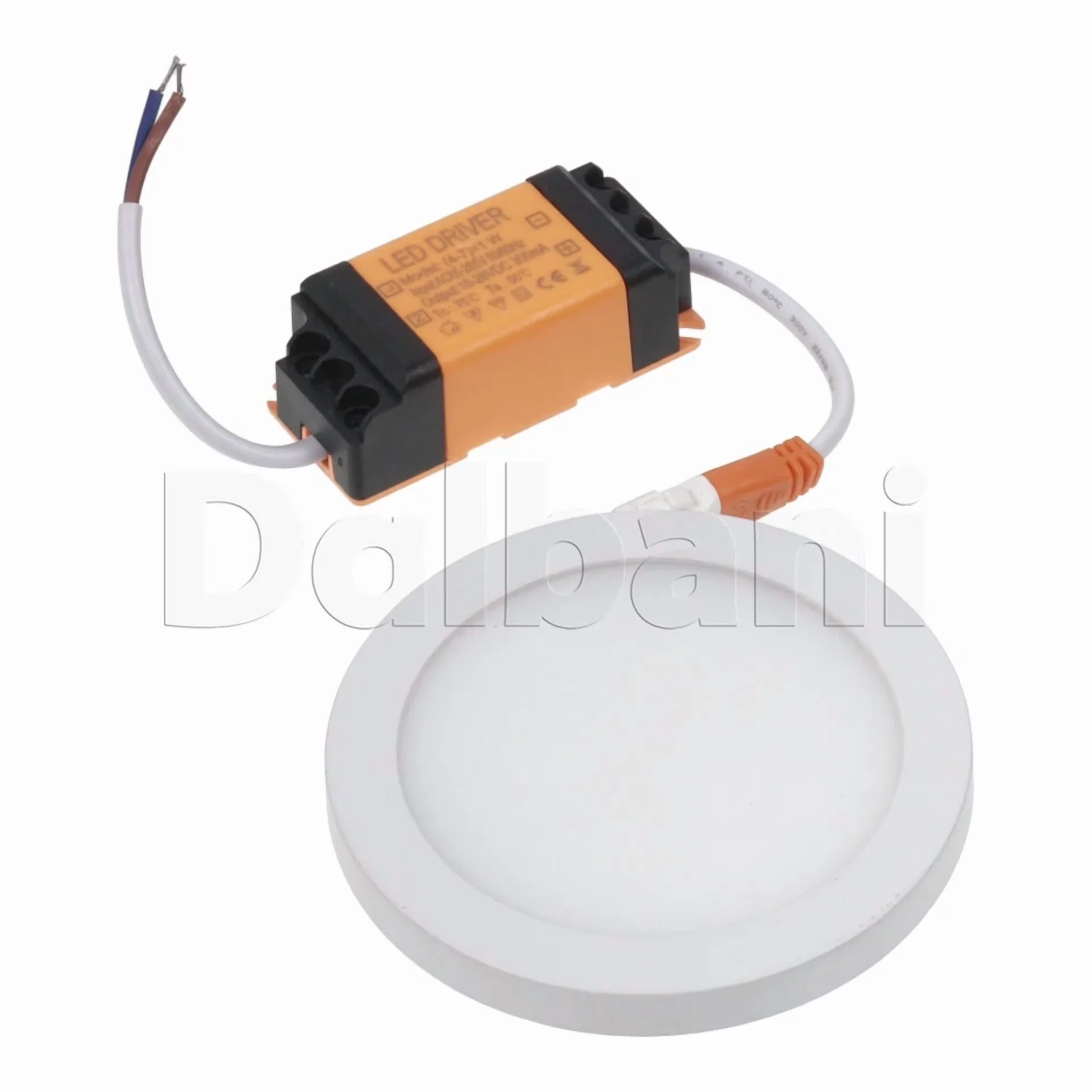 Compact Led Lighting with LED, 6W - White for Home Office 6000K - Premium Collection Model 35B30E