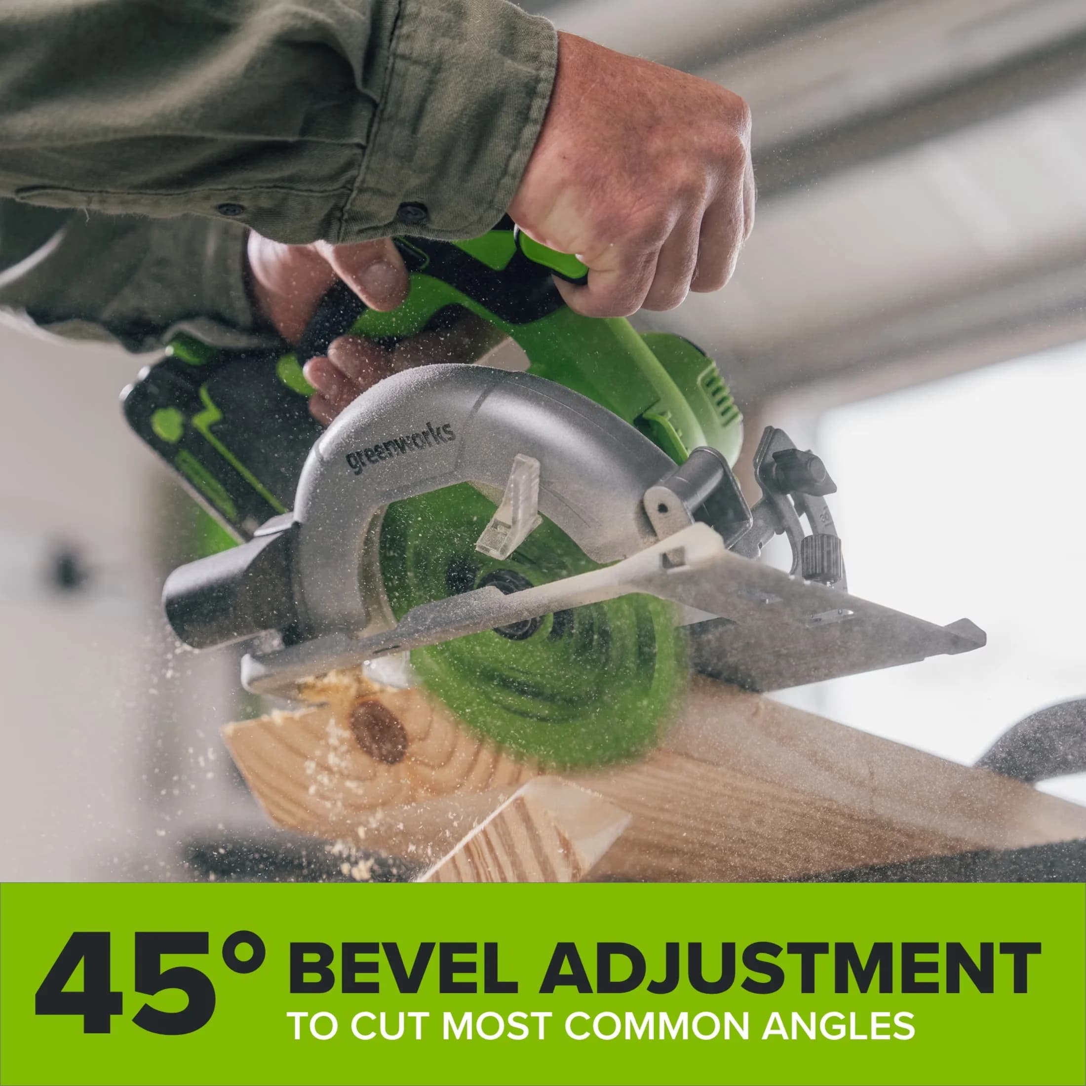 Efficient Power Saw with Battery, 24V, Tool Only - Standard Series Model 7DA076