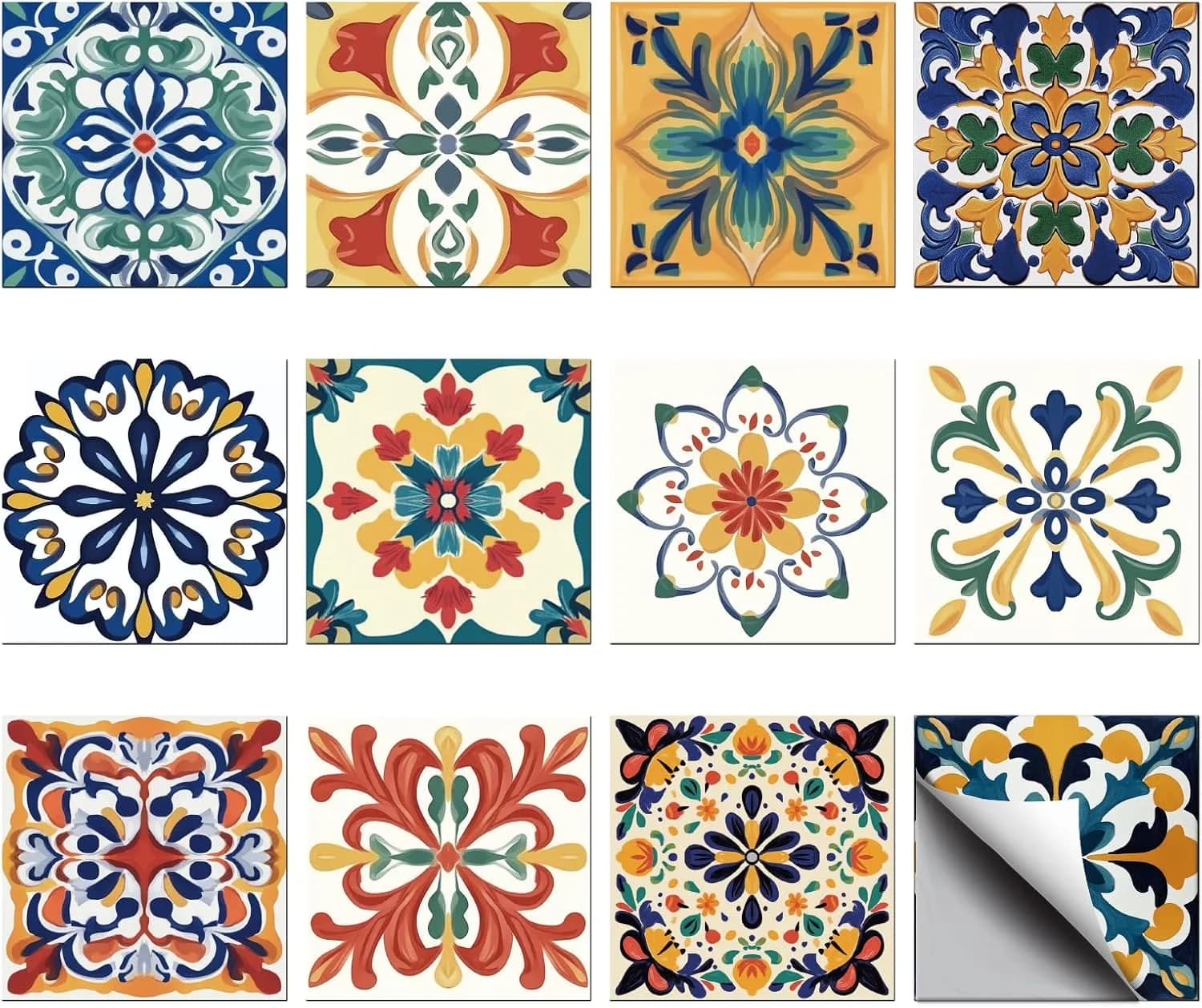 Wallpaper Wall Decals Wall Covering Stylish - Colorful Pvc for Kitchen, Bathroom Model 75BCA5
