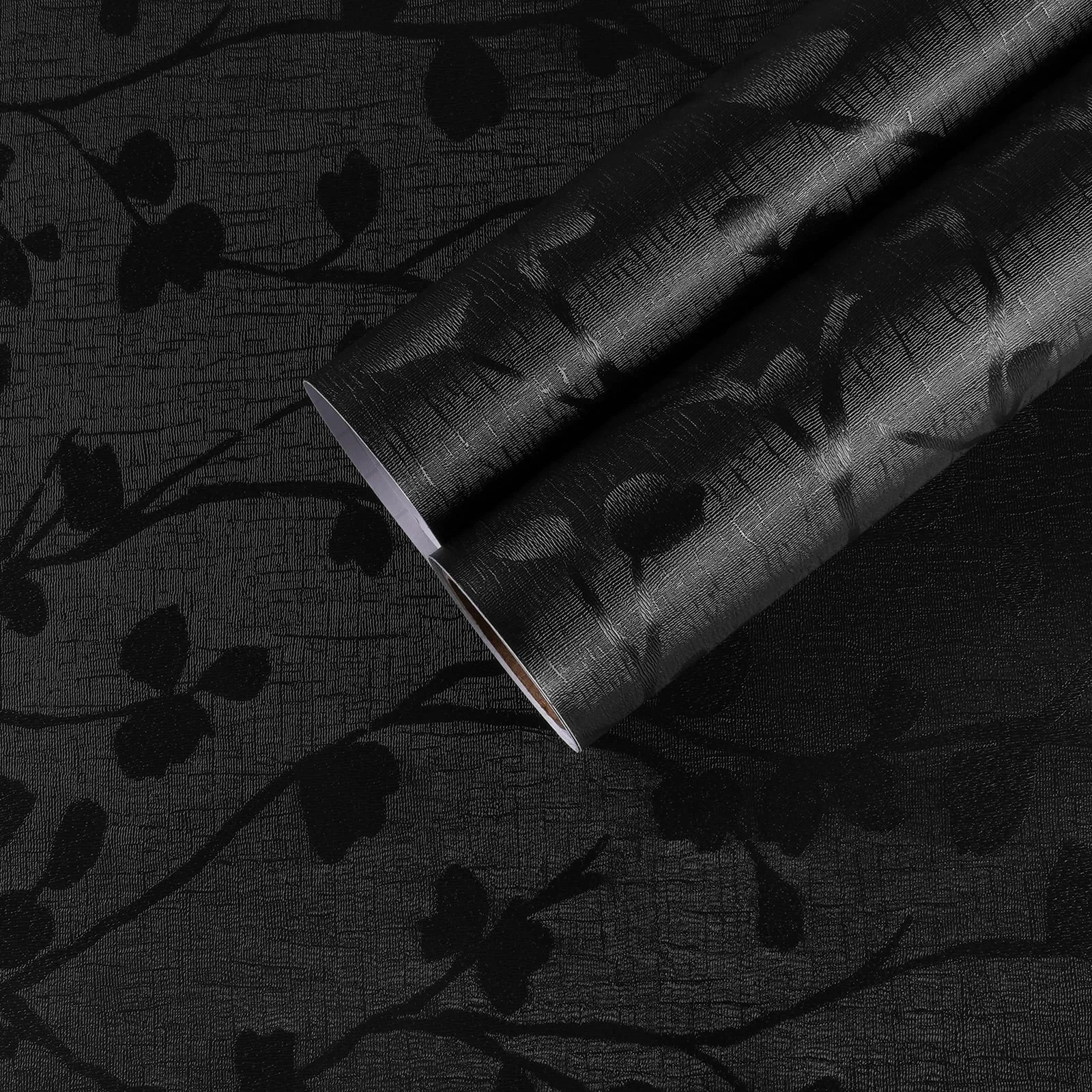 Premium Wallpaper Wall Decals Wall Covering with Removable - Black Viny for Bedroom, Kitchen Model 43AC31