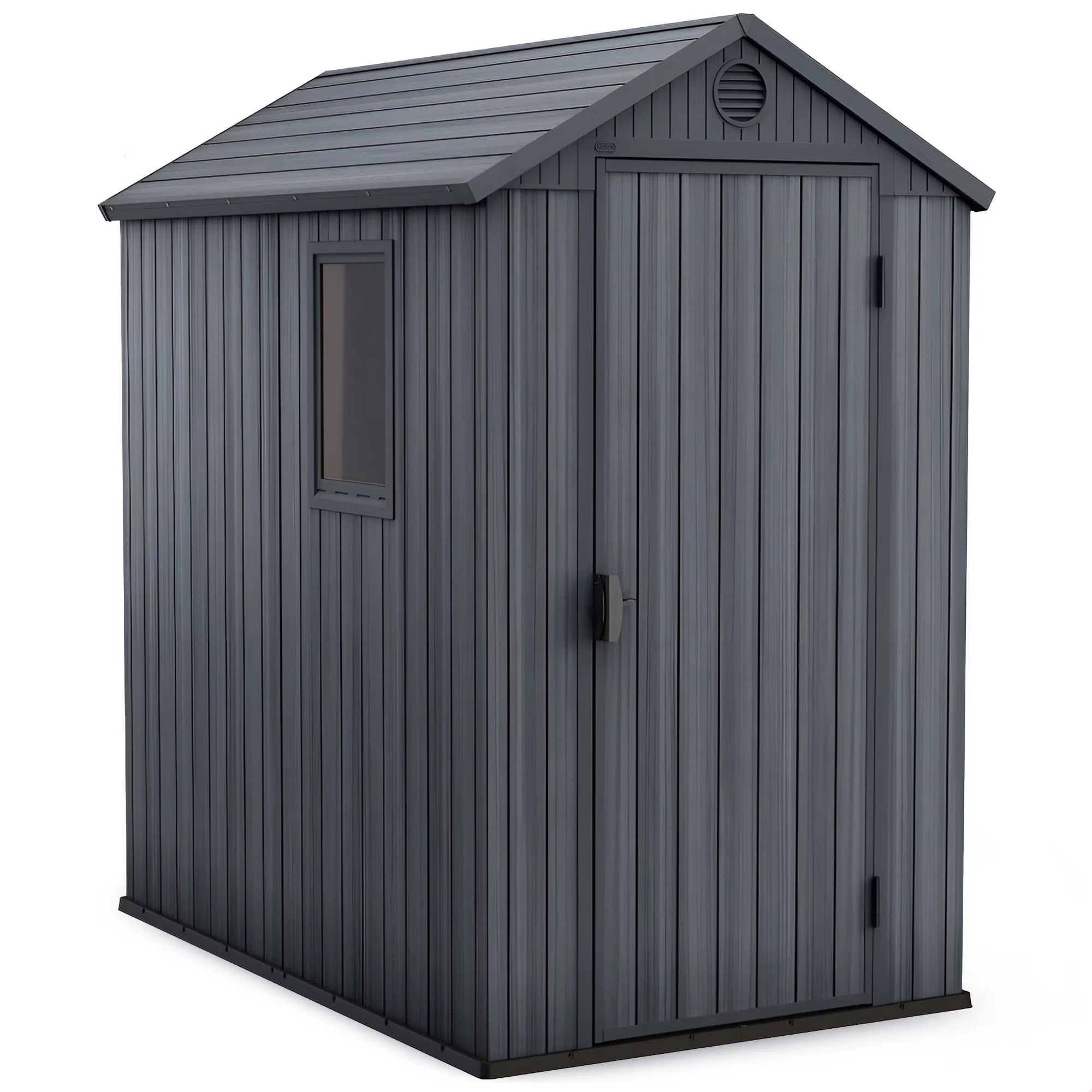 Shed Versatile with Uv Resistant, Gray, 81"x73"x50" - Gray Resin Darwin Model 858F28