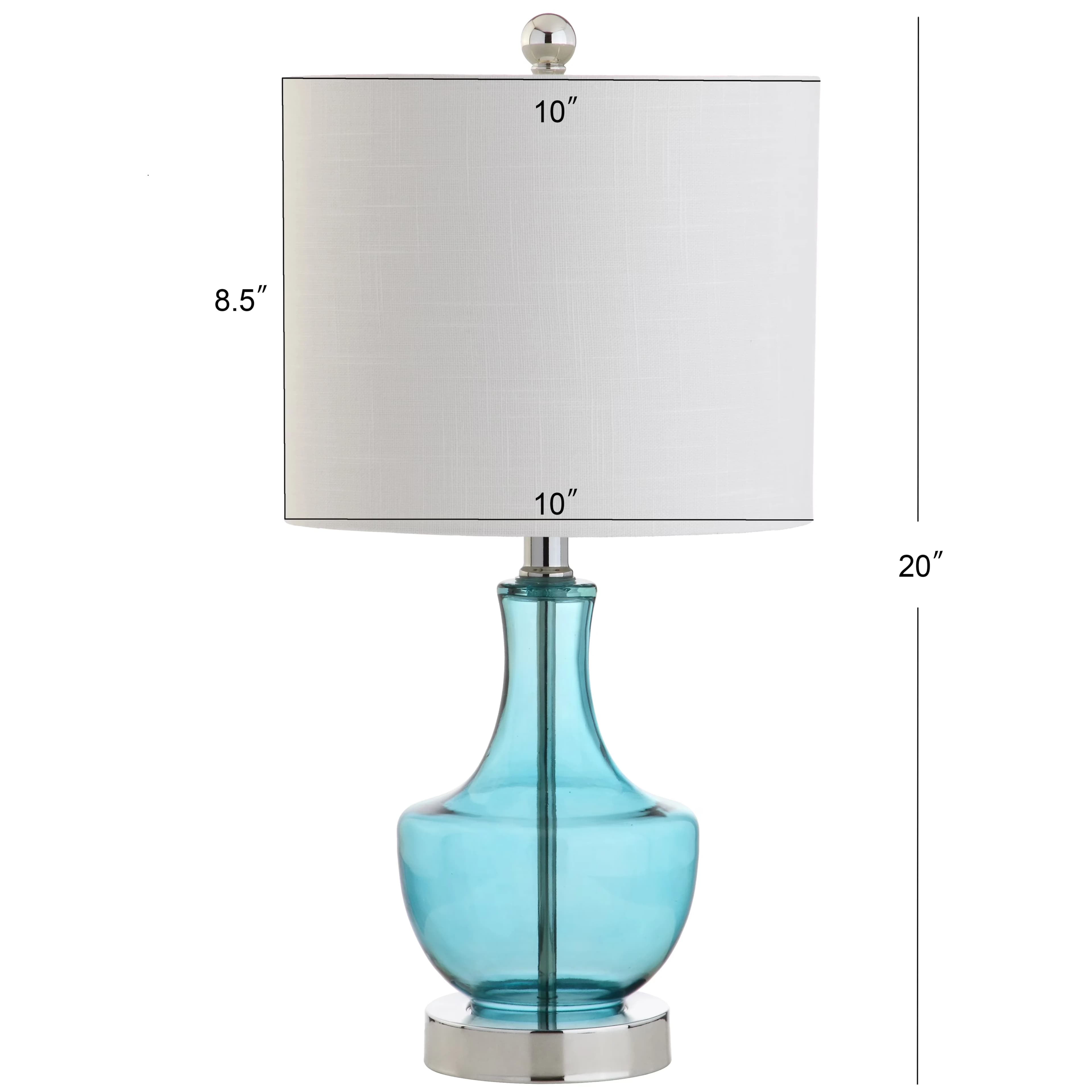 Sleek Table Lamp with LED, Energy Efficient, Coastal - Blue Iron JYL1029C Model 5A4E34
