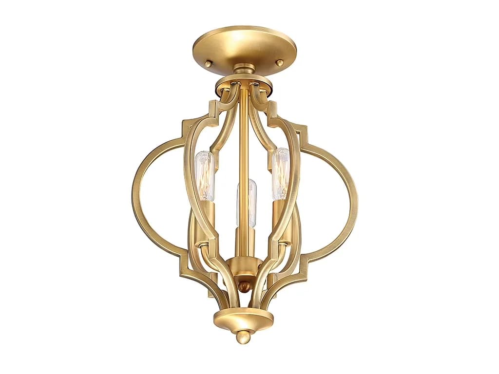 Ceiling Lights Fixture Quality with Incandescent, Transitional - Metal Gold Model 37B41B